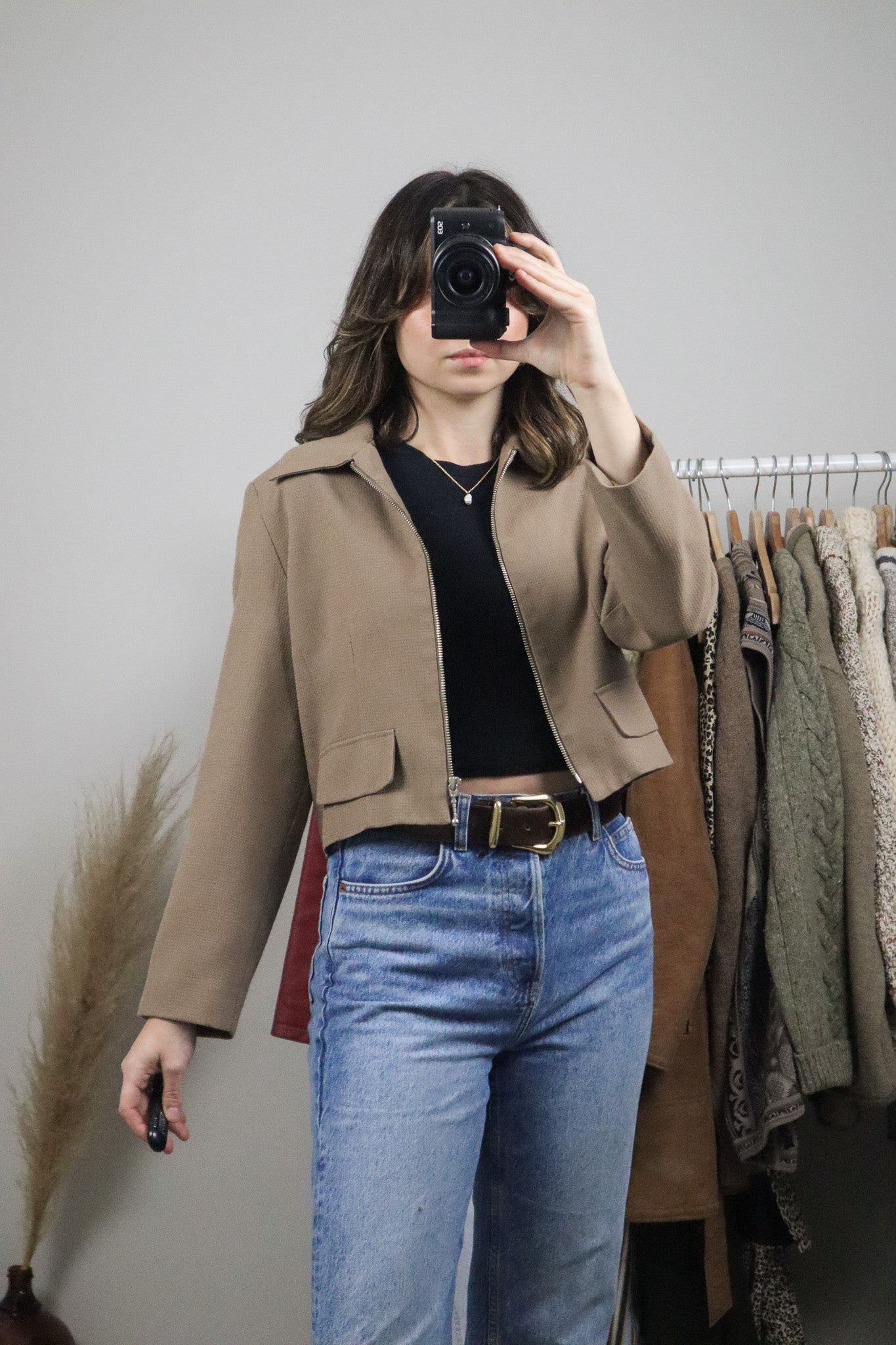 Made in Canada x Vintage x Cropped Collared Jacket (4/6)
