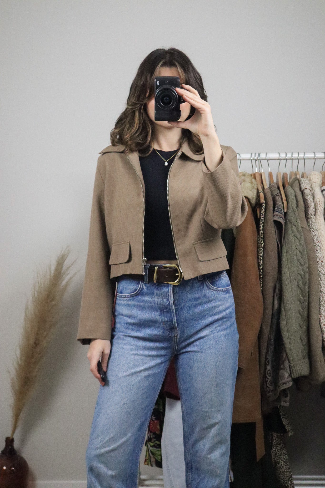 Made in Canada x Vintage x Cropped Collared Jacket (4/6)