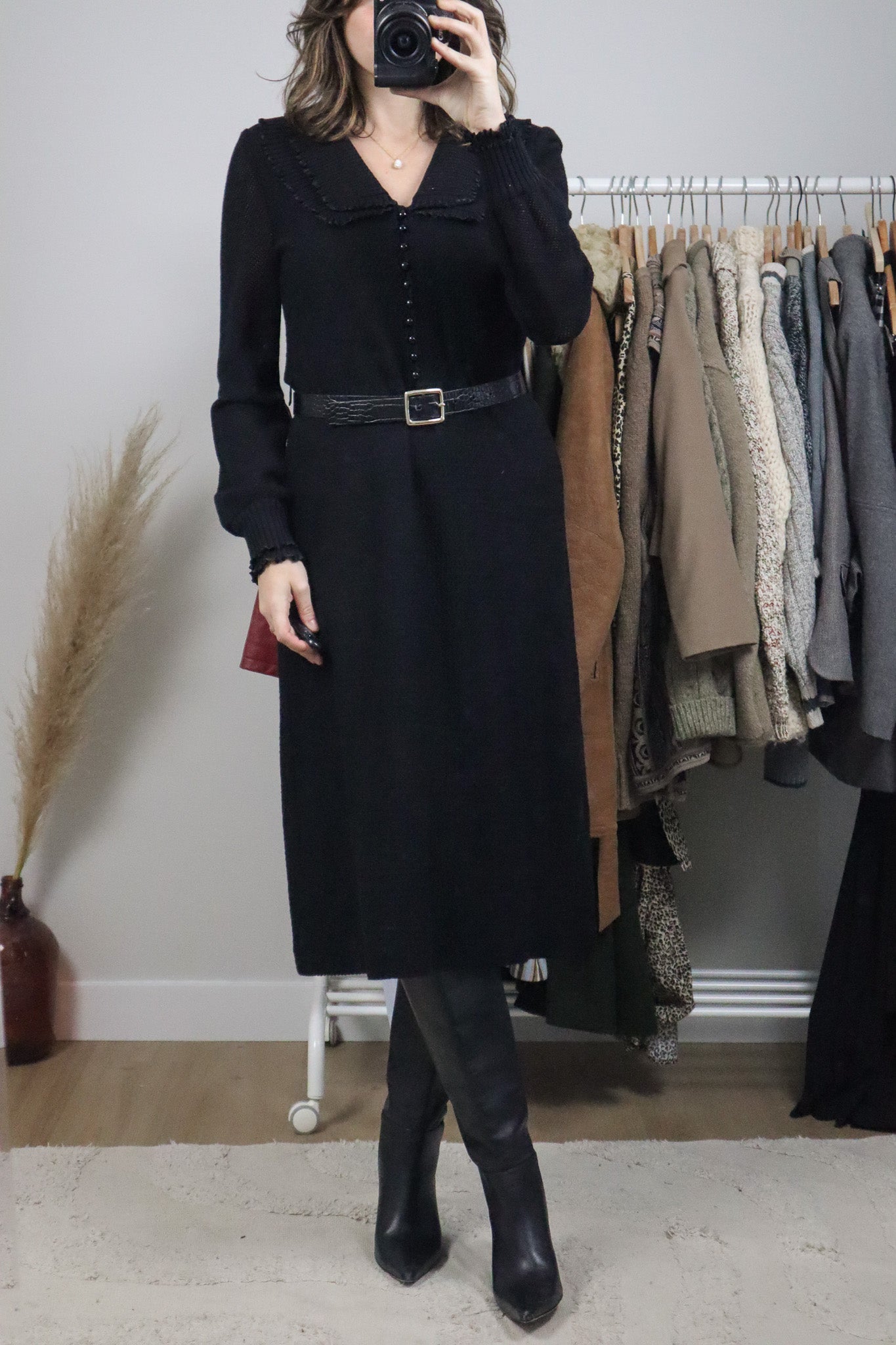 Made in Italy x Vintage x Wool Knit Maxi Dress (8)