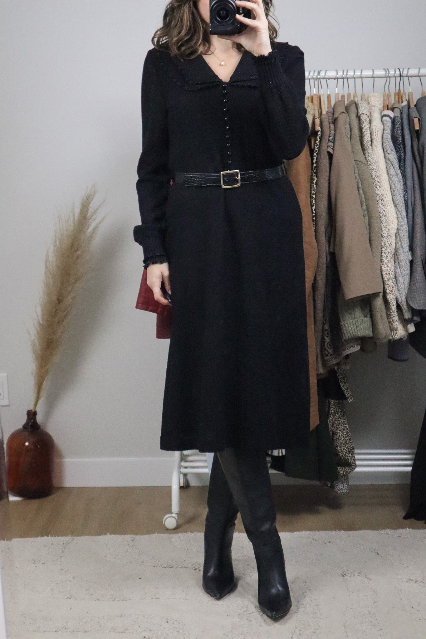 Made in Italy x Vintage x Wool Knit Maxi Dress (8)