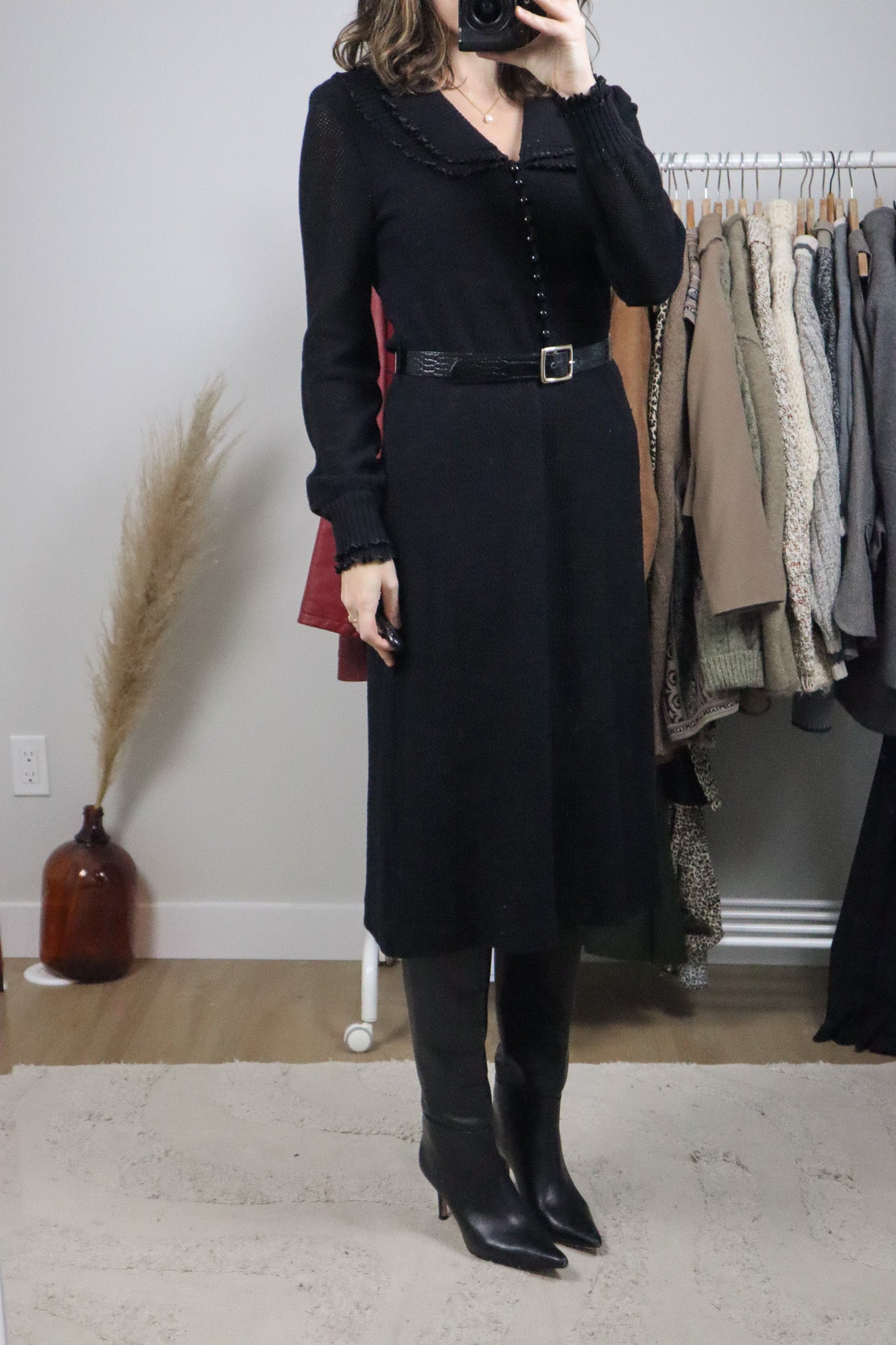 Made in Italy x Vintage x Wool Knit Maxi Dress (8)