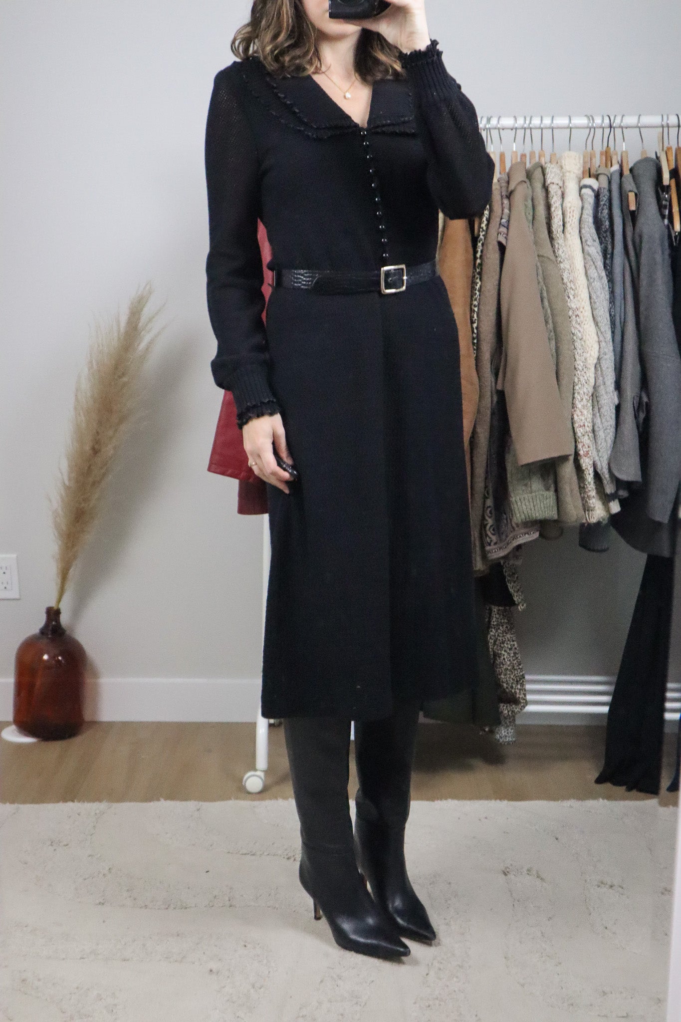 Made in Italy x Vintage x Wool Knit Maxi Dress (8)