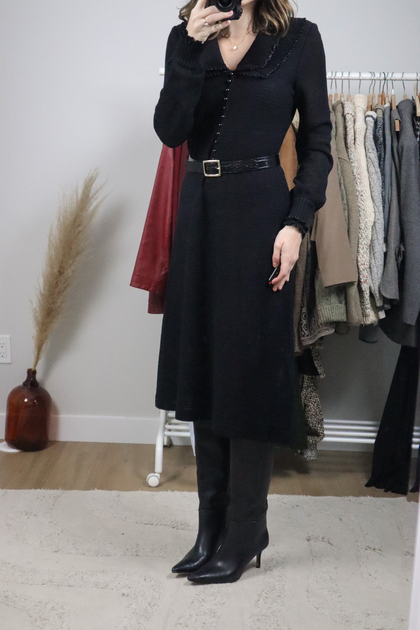 Made in Italy x Vintage x Wool Knit Maxi Dress (8)