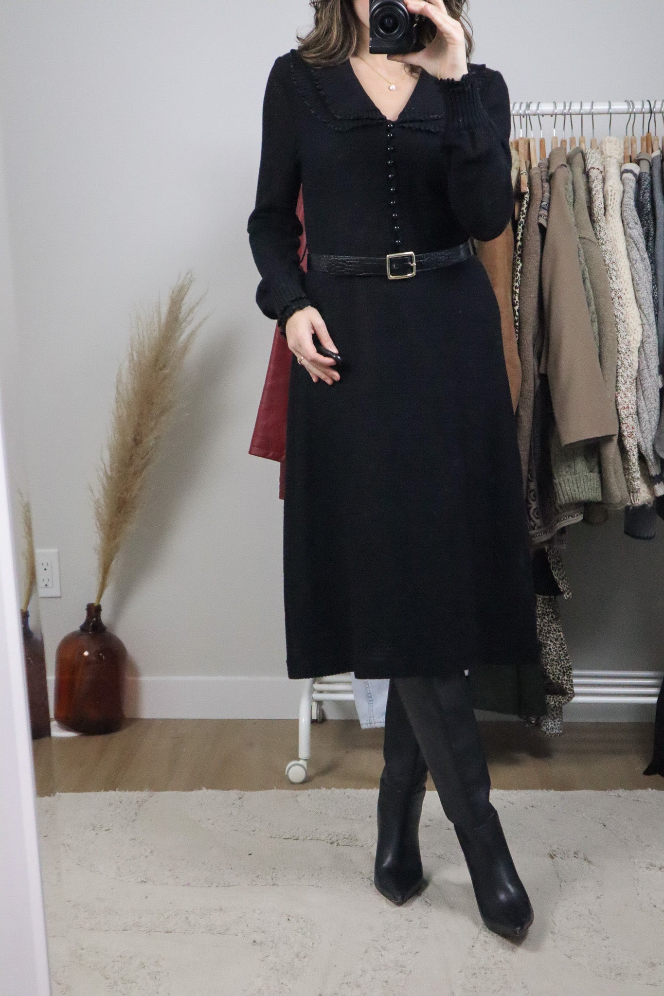 Made in Italy x Vintage x Wool Knit Maxi Dress (8)