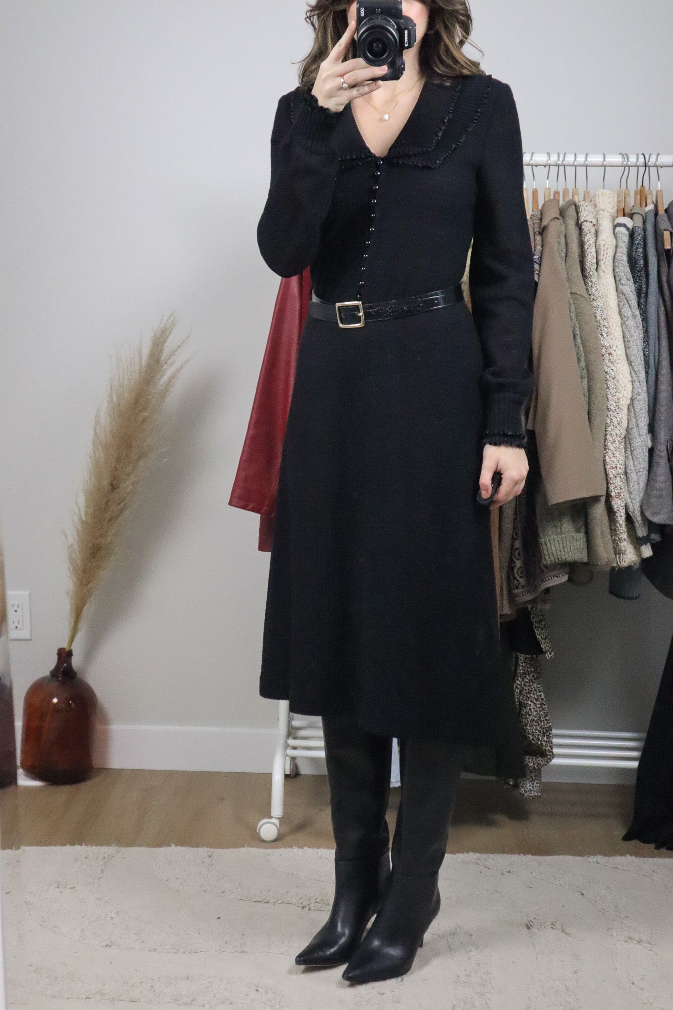 Made in Italy x Vintage x Wool Knit Maxi Dress (8)