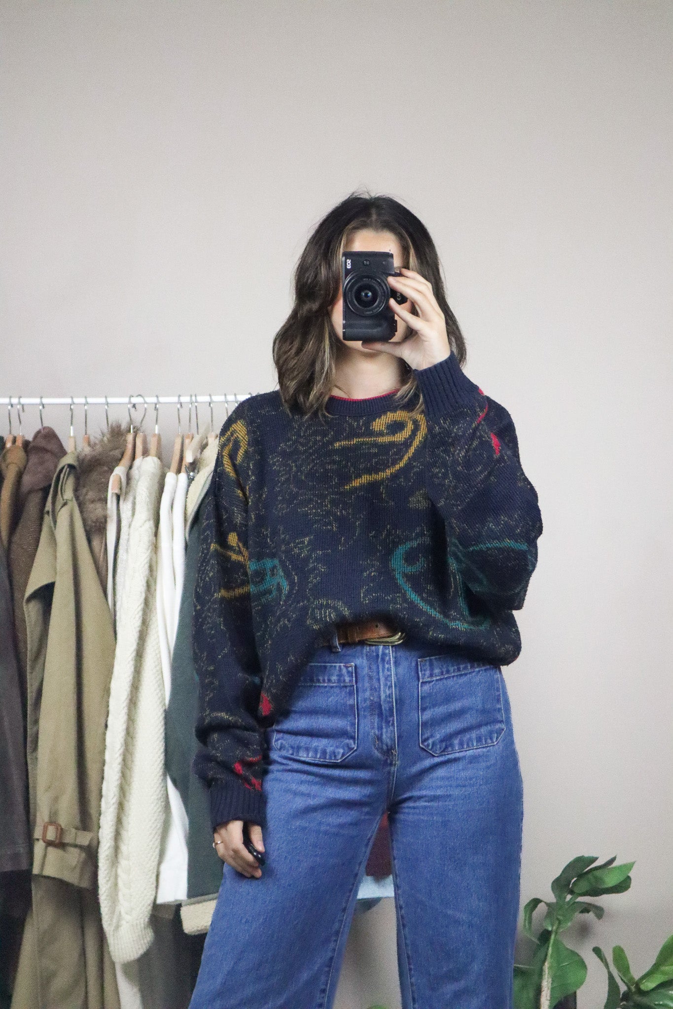 Made in Canada x Vintage x Paisly Knit (L)
