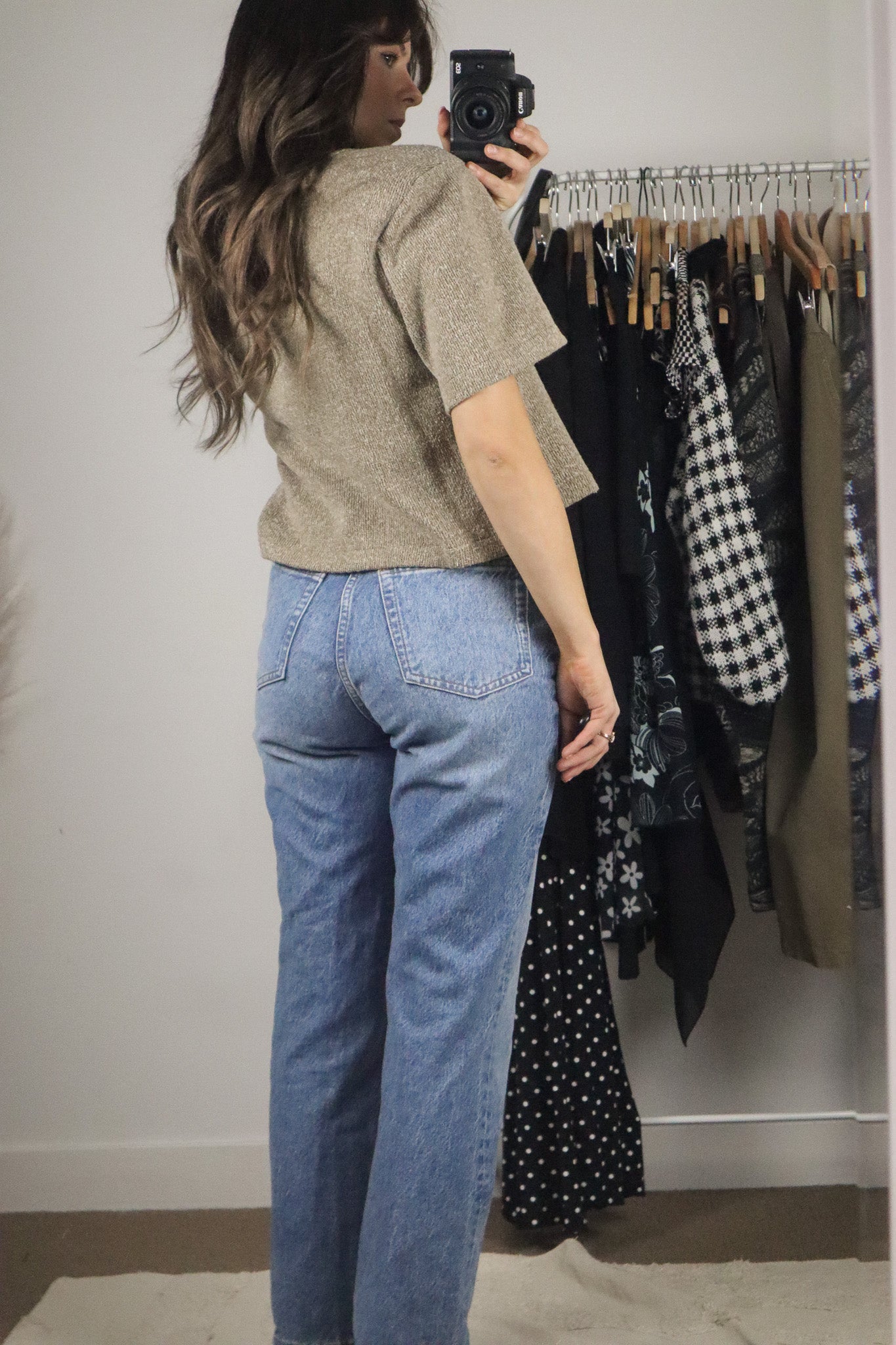 Made in Canada x Vintage x Cropped Knit (M)