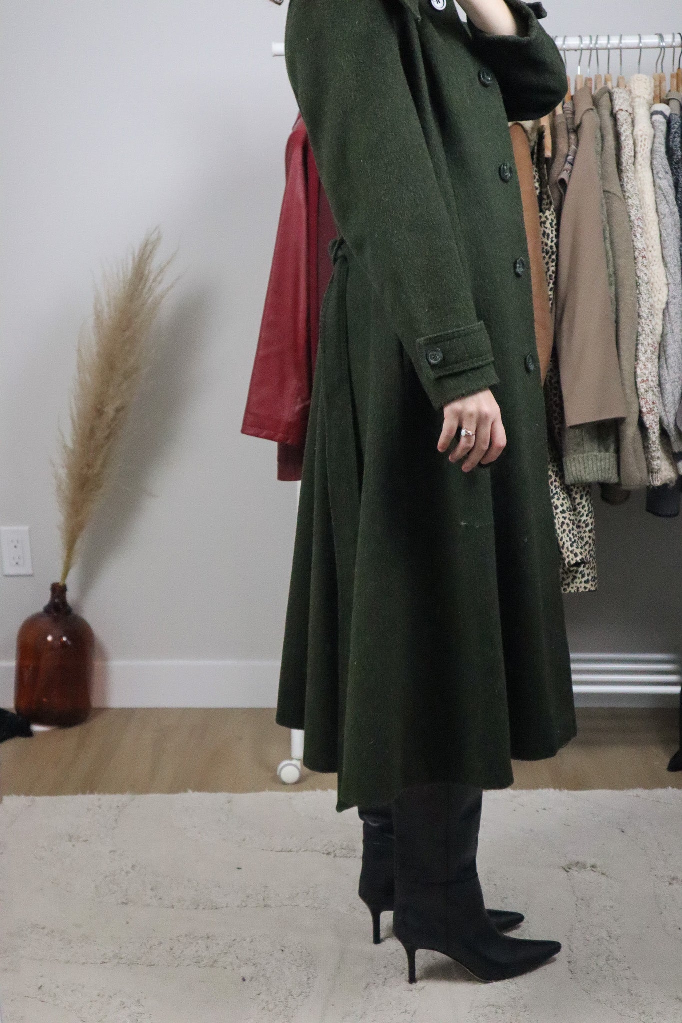 Vintage x Wool Blend Coat (XS)
