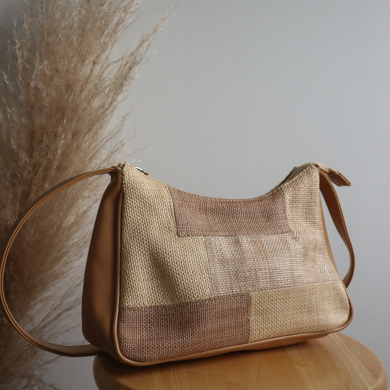 Vintage x Patchwork Woven Purse