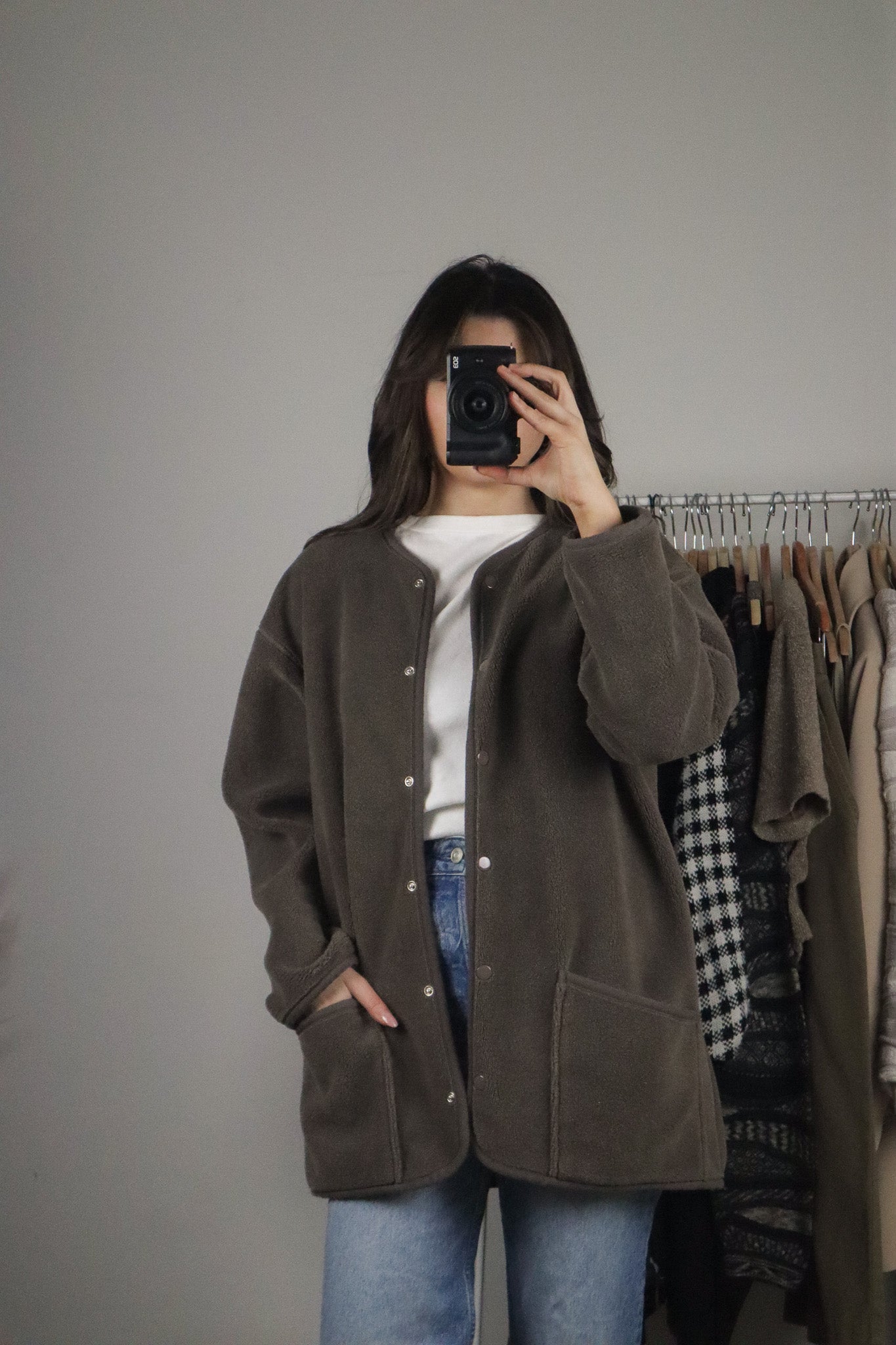 Made in USA x Vintage x Fleece Liner Jacker (4/6)