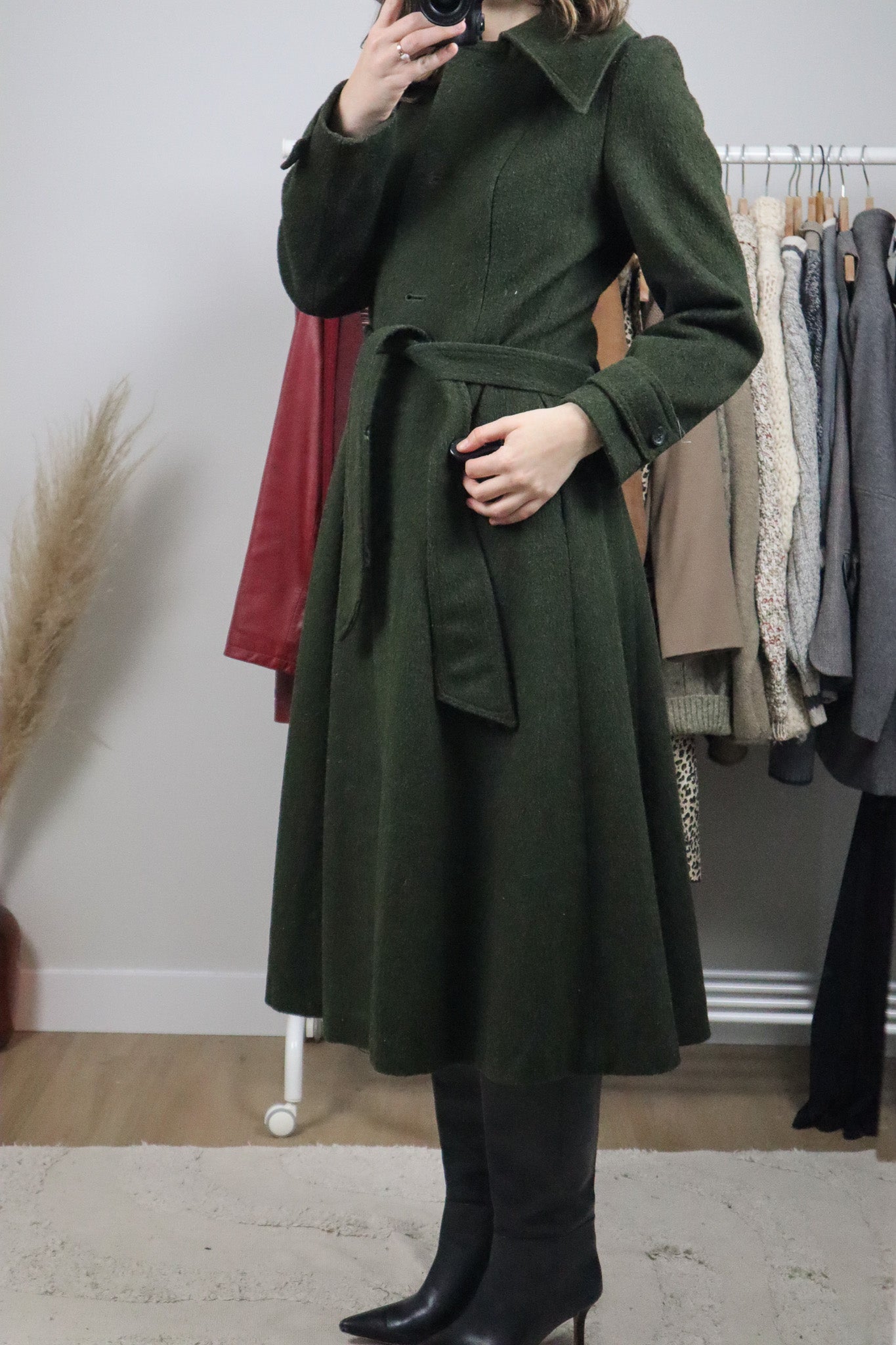 Vintage x Wool Blend Coat (XS)
