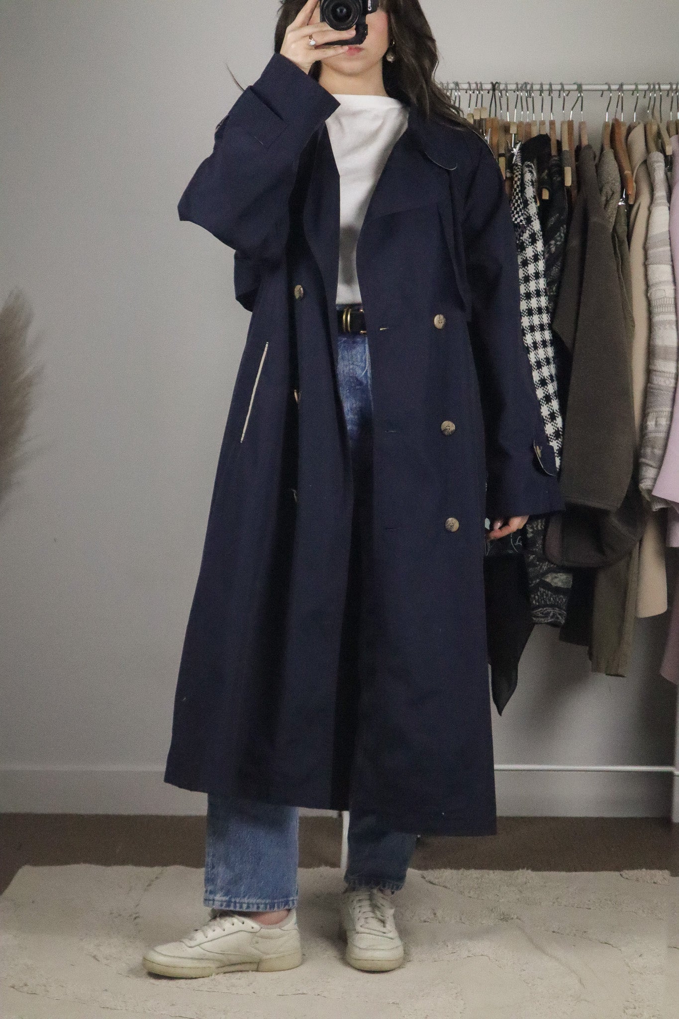 Vintage x Trench Coat (L/XL)
