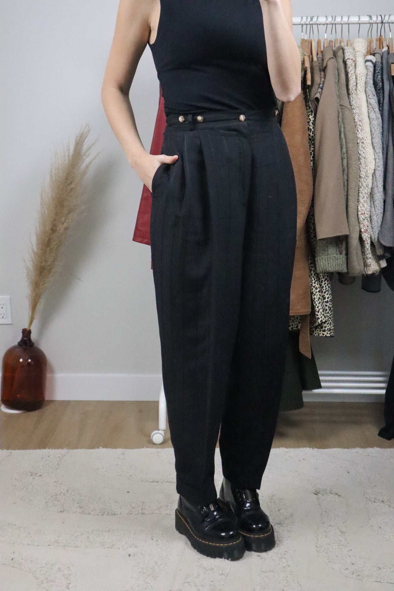 Made in Canada x Vintage x Pinstrip Pants (10/12)