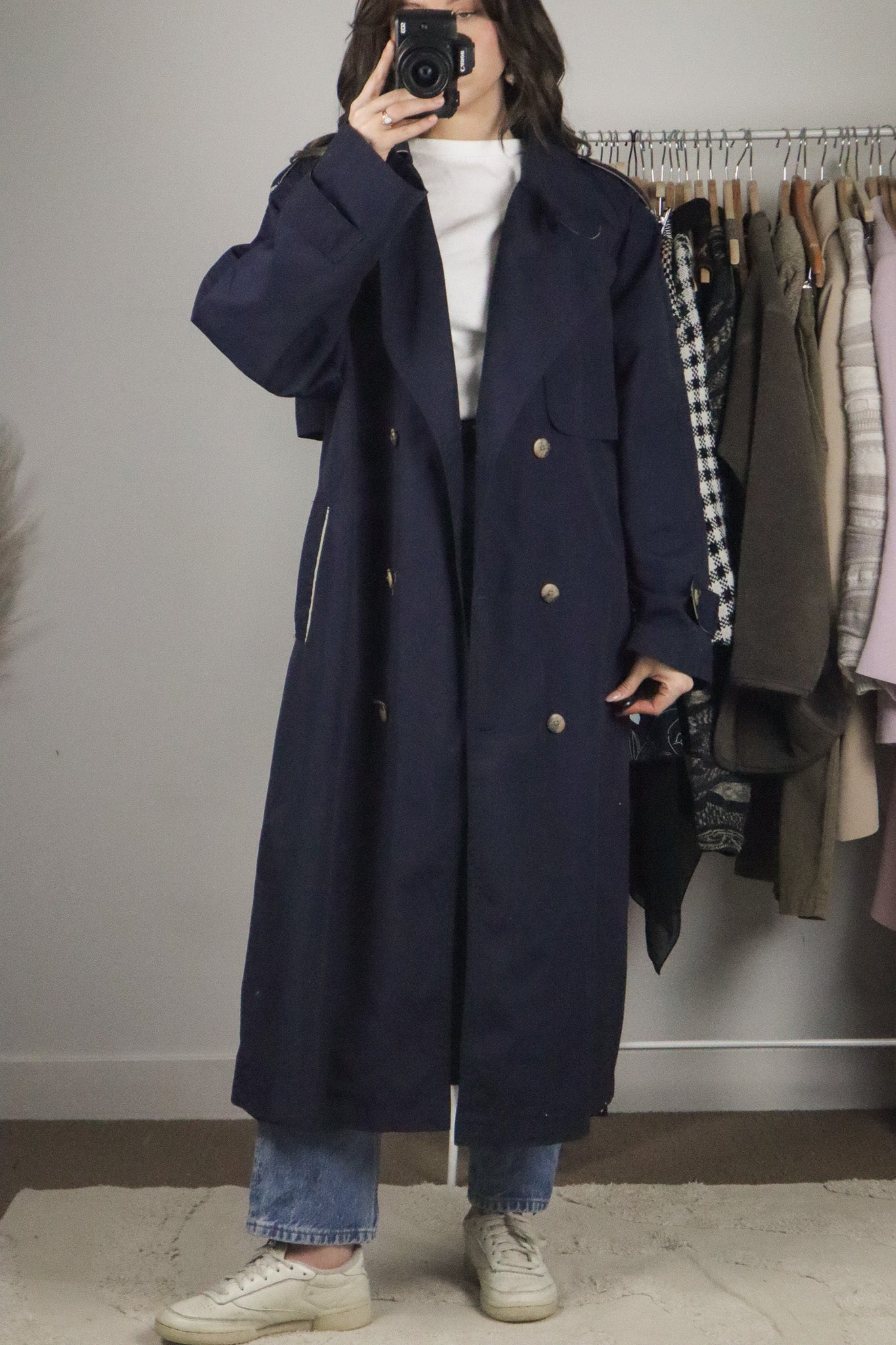 Vintage x Trench Coat (L/XL)