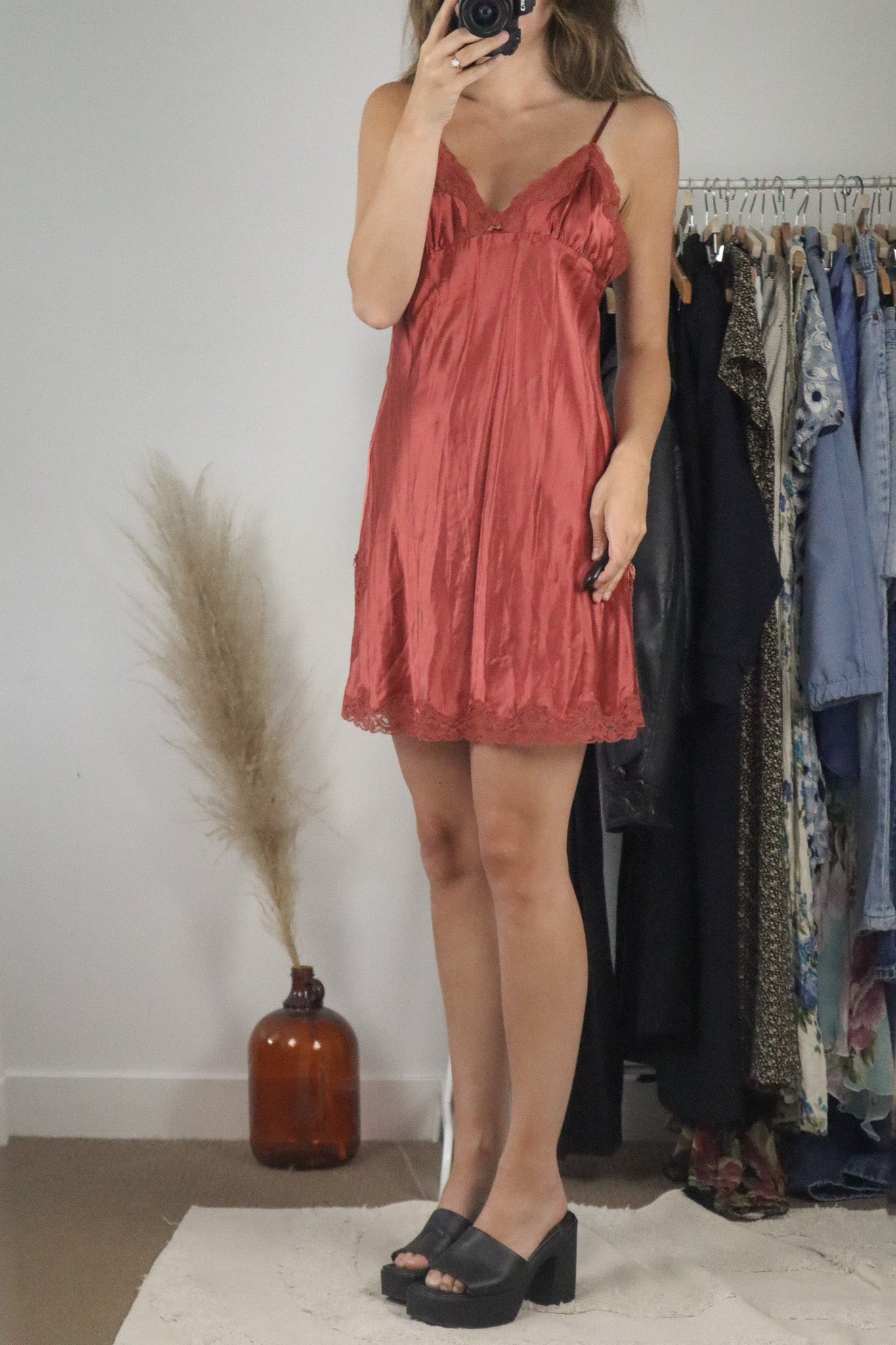 Vintage x Silk Slip Dress (6/8)