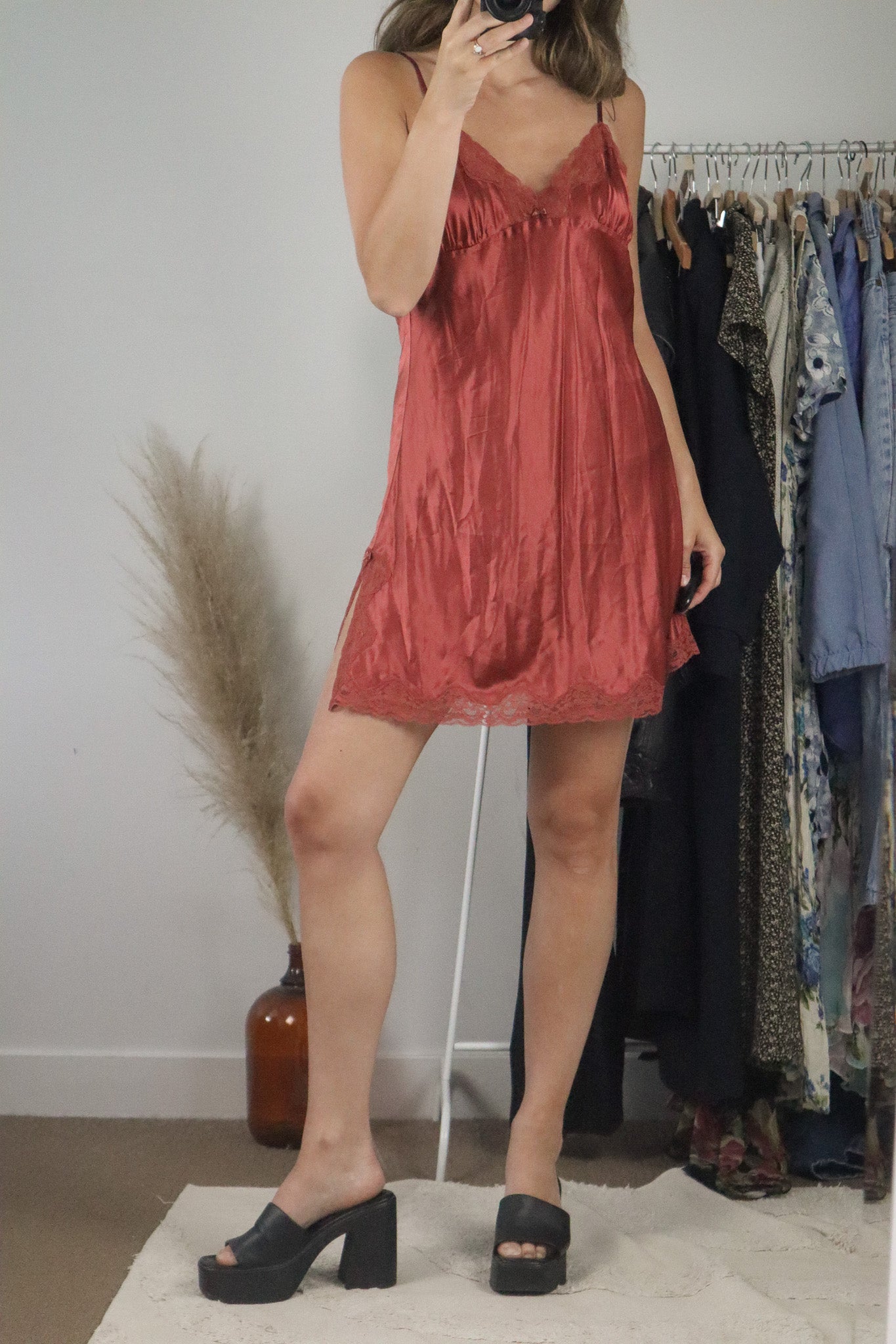 Vintage x Silk Slip Dress (6/8)