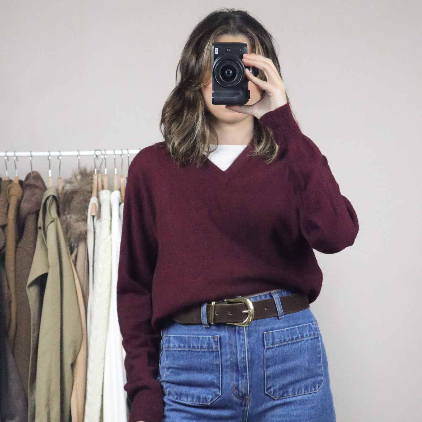 Vintage x Wool V-Neck (S/M)