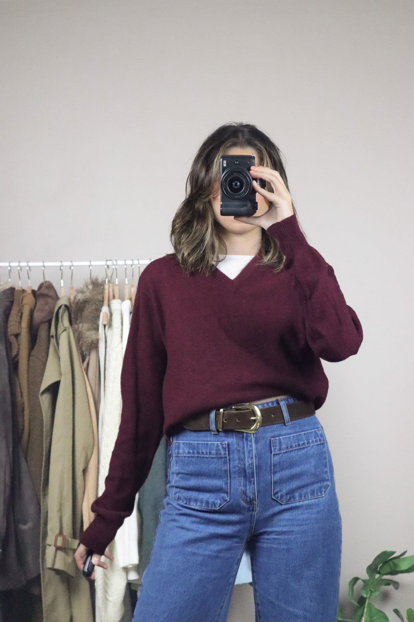 Vintage x Wool V-Neck (S/M)