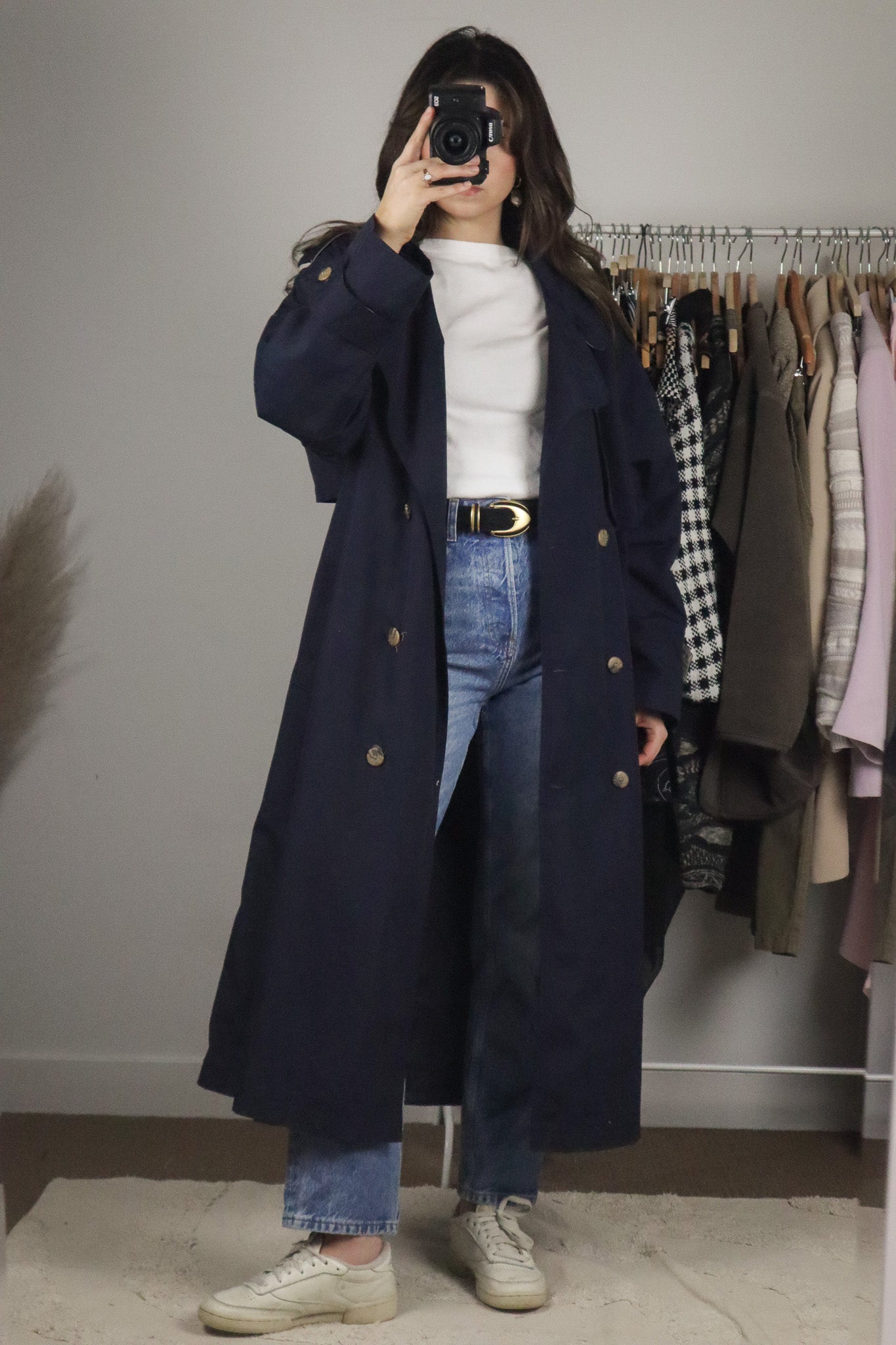 Vintage x Trench Coat (L/XL)