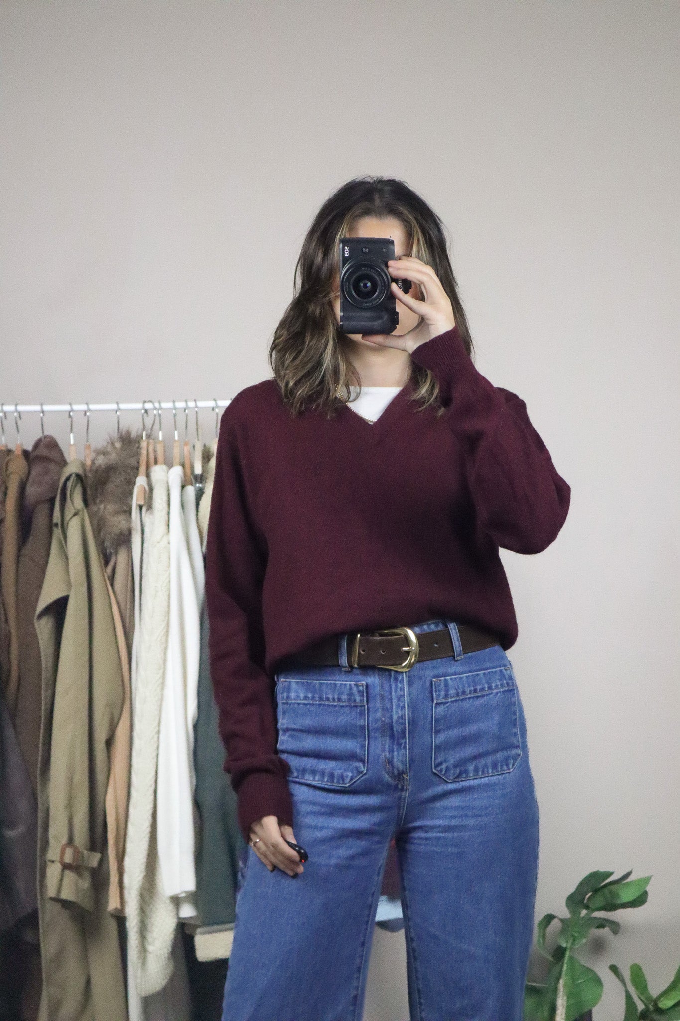 Vintage x Wool V-Neck (S/M)