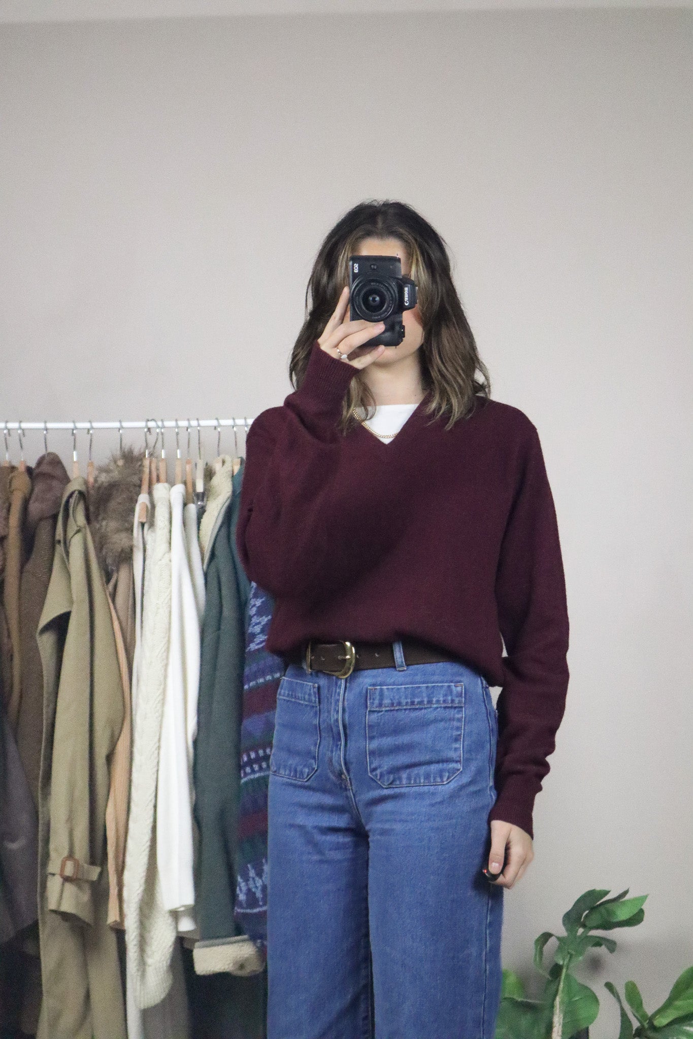 Vintage x Wool V-Neck (S/M)