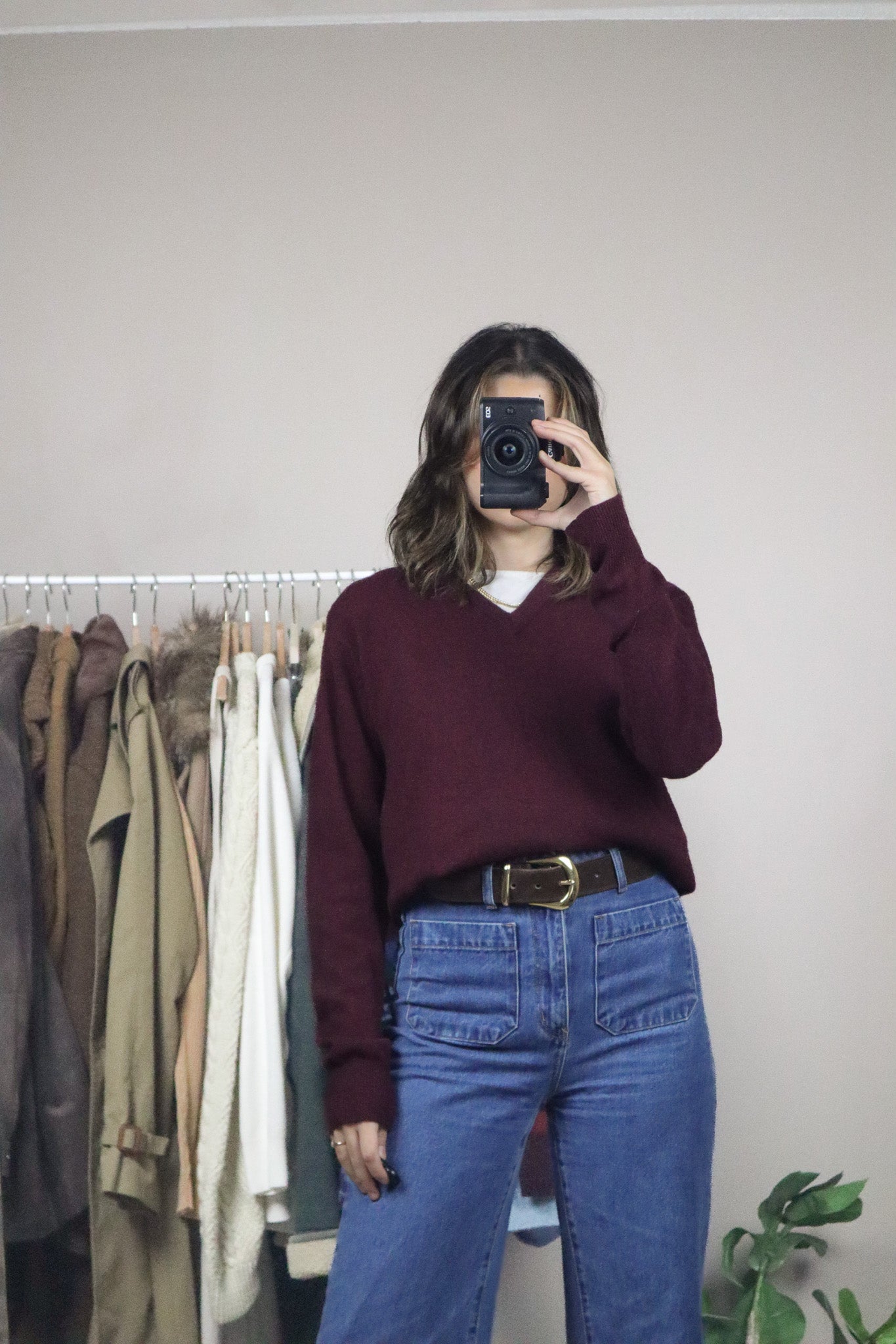 Vintage x Wool V-Neck (S/M)