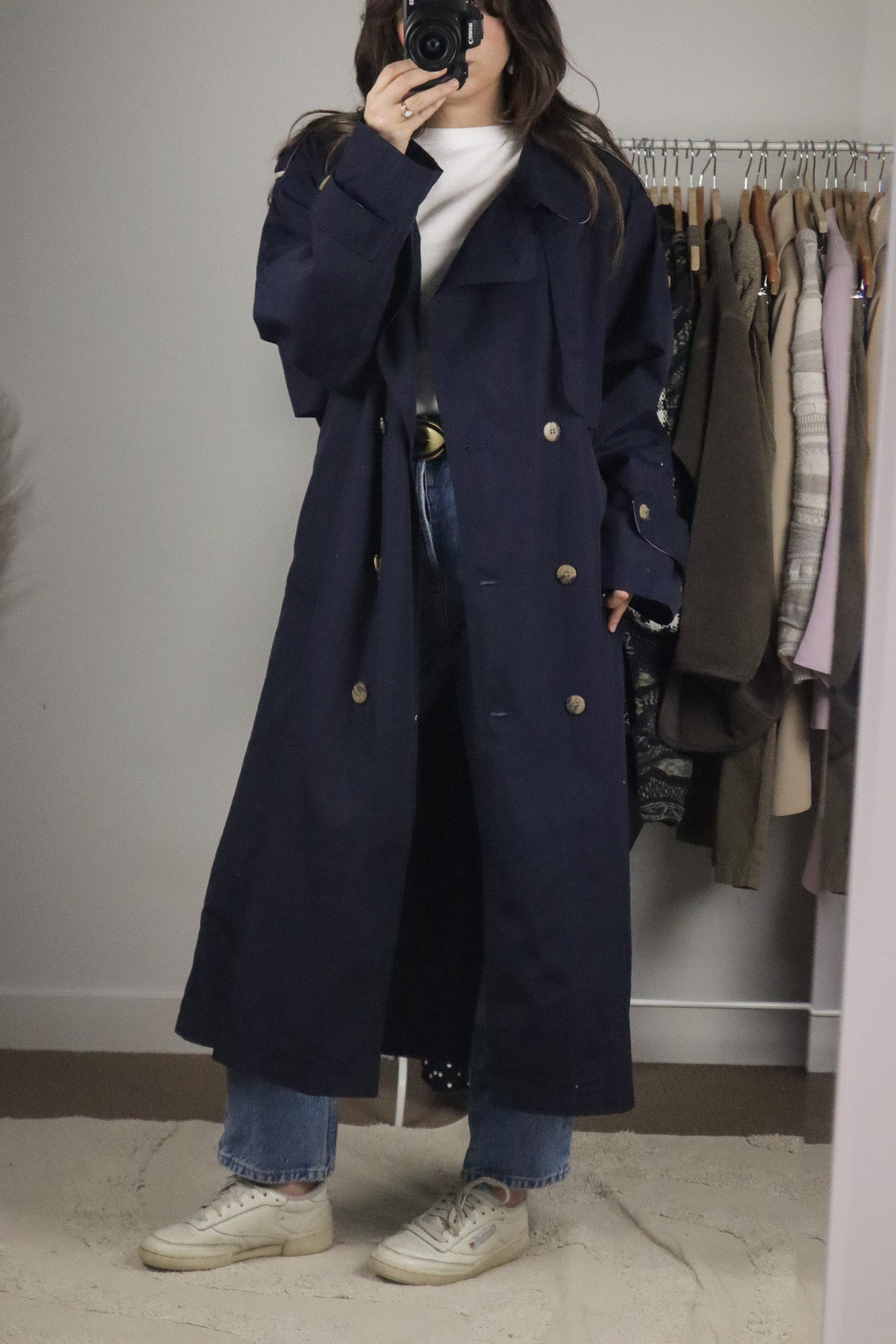 Vintage x Trench Coat (L/XL)