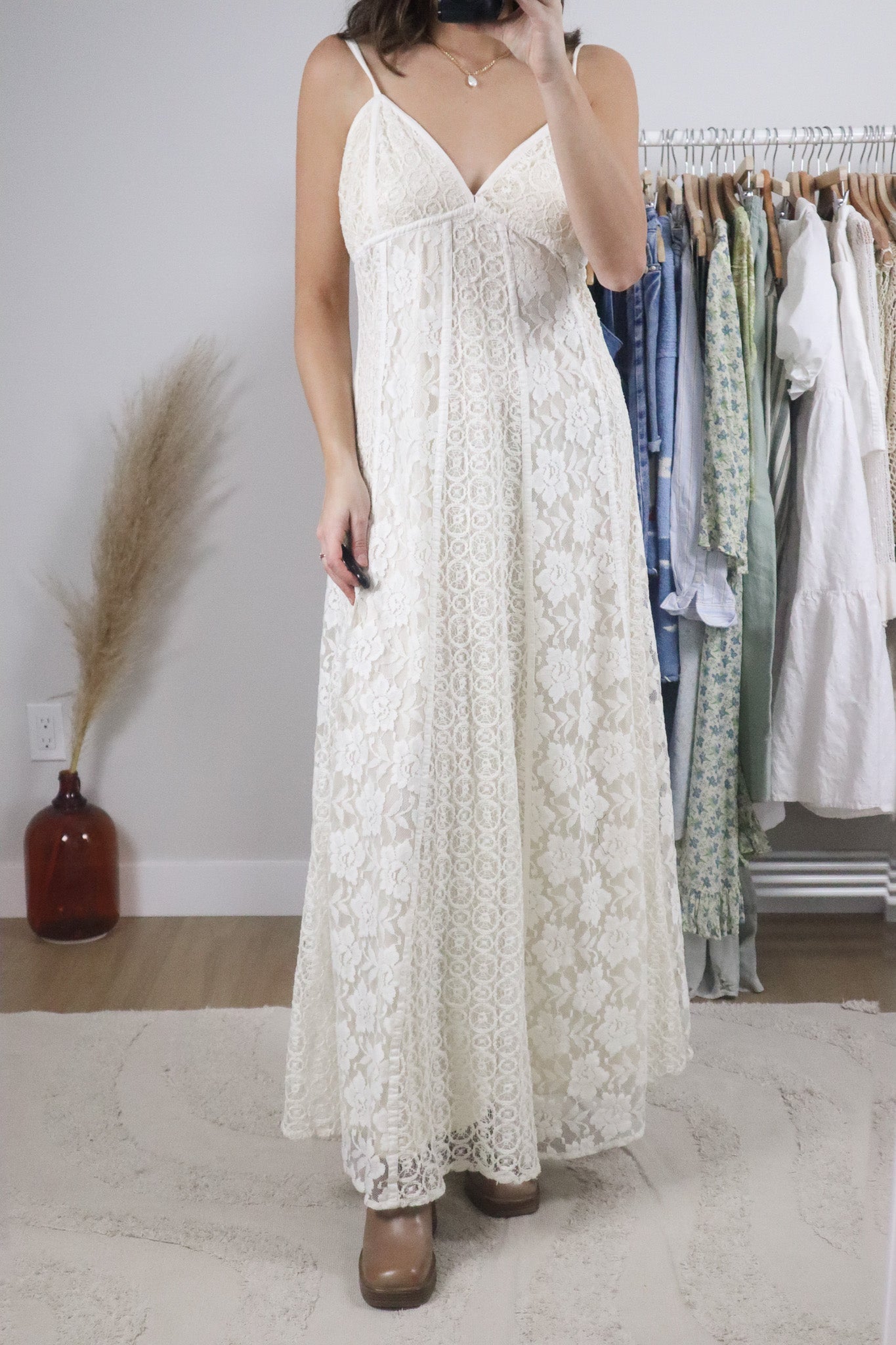 Vintage x Lace Maxi Dress (8)