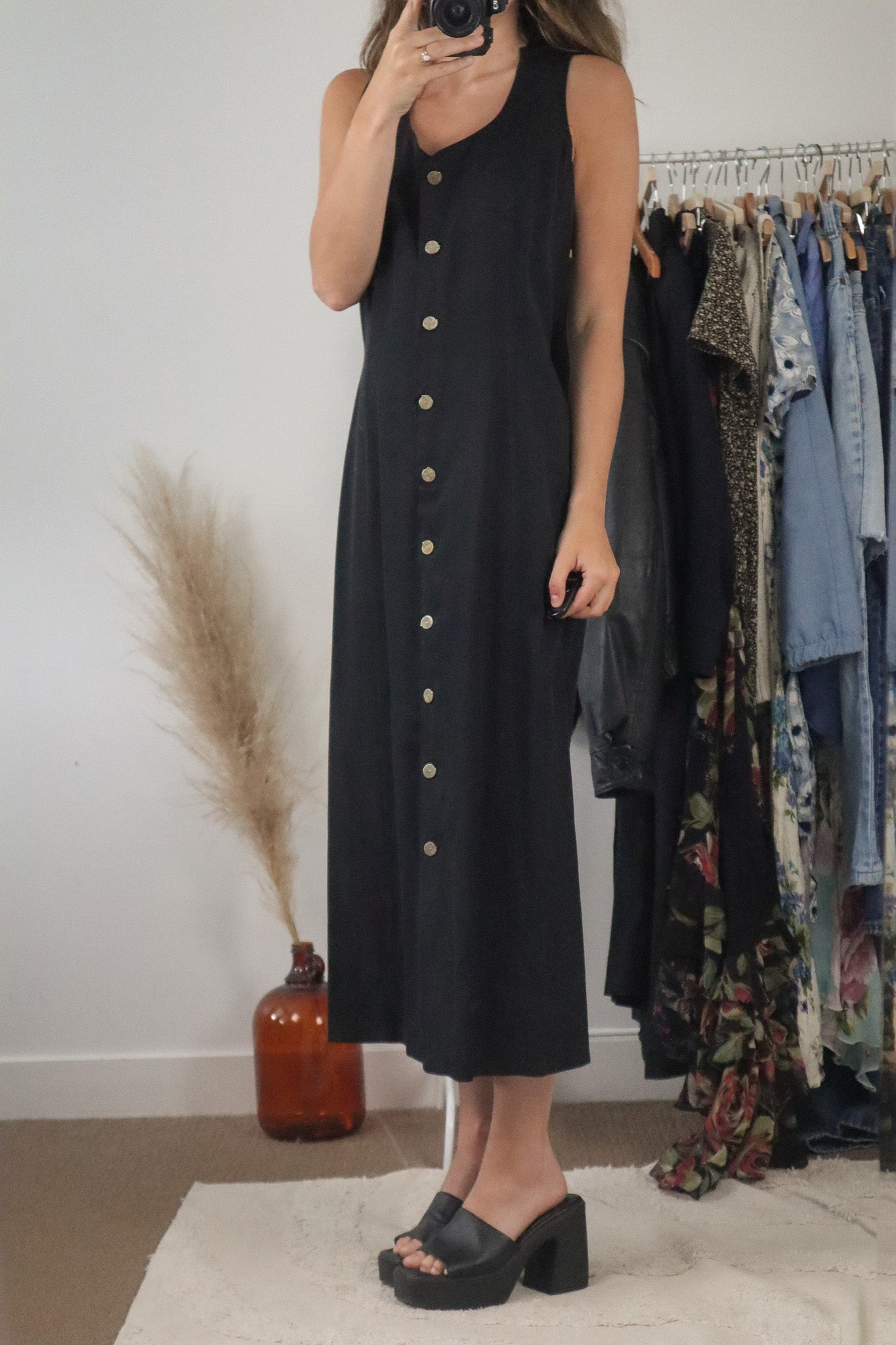 Vintage x Button Down Dress (6/8)