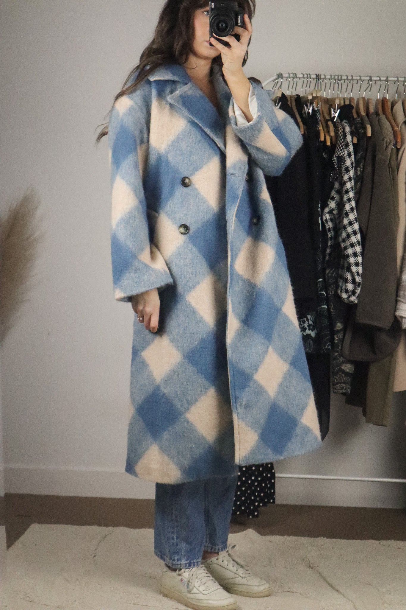 Modern x Oversized Checkered Jacket (S)