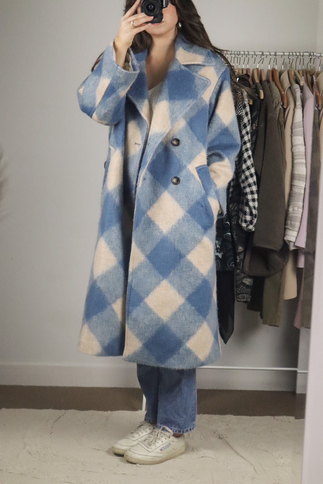 Modern x Oversized Checkered Jacket (S)