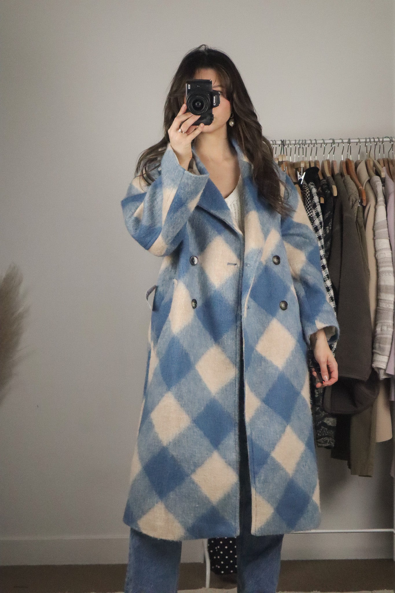 Modern x Oversized Checkered Jacket (S)