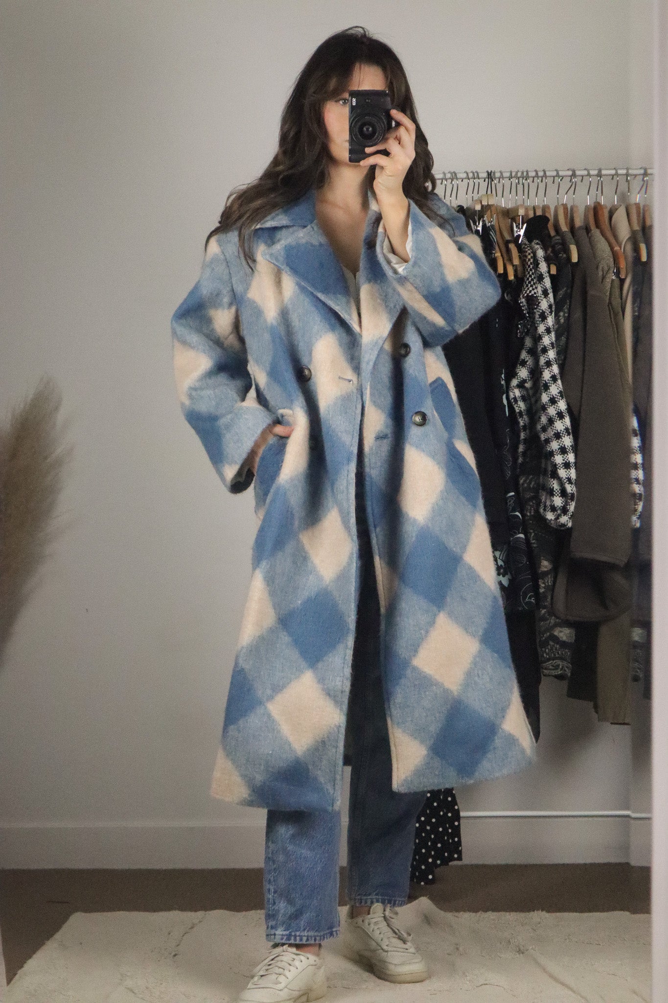 Modern x Oversized Checkered Jacket (S)
