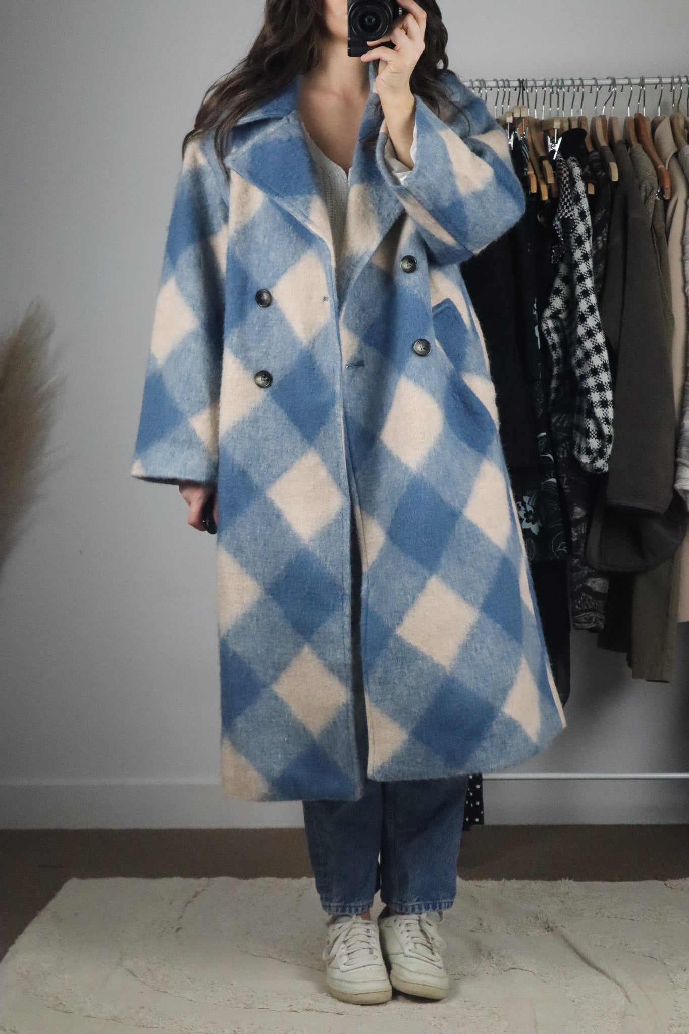 Modern x Oversized Checkered Jacket (S)