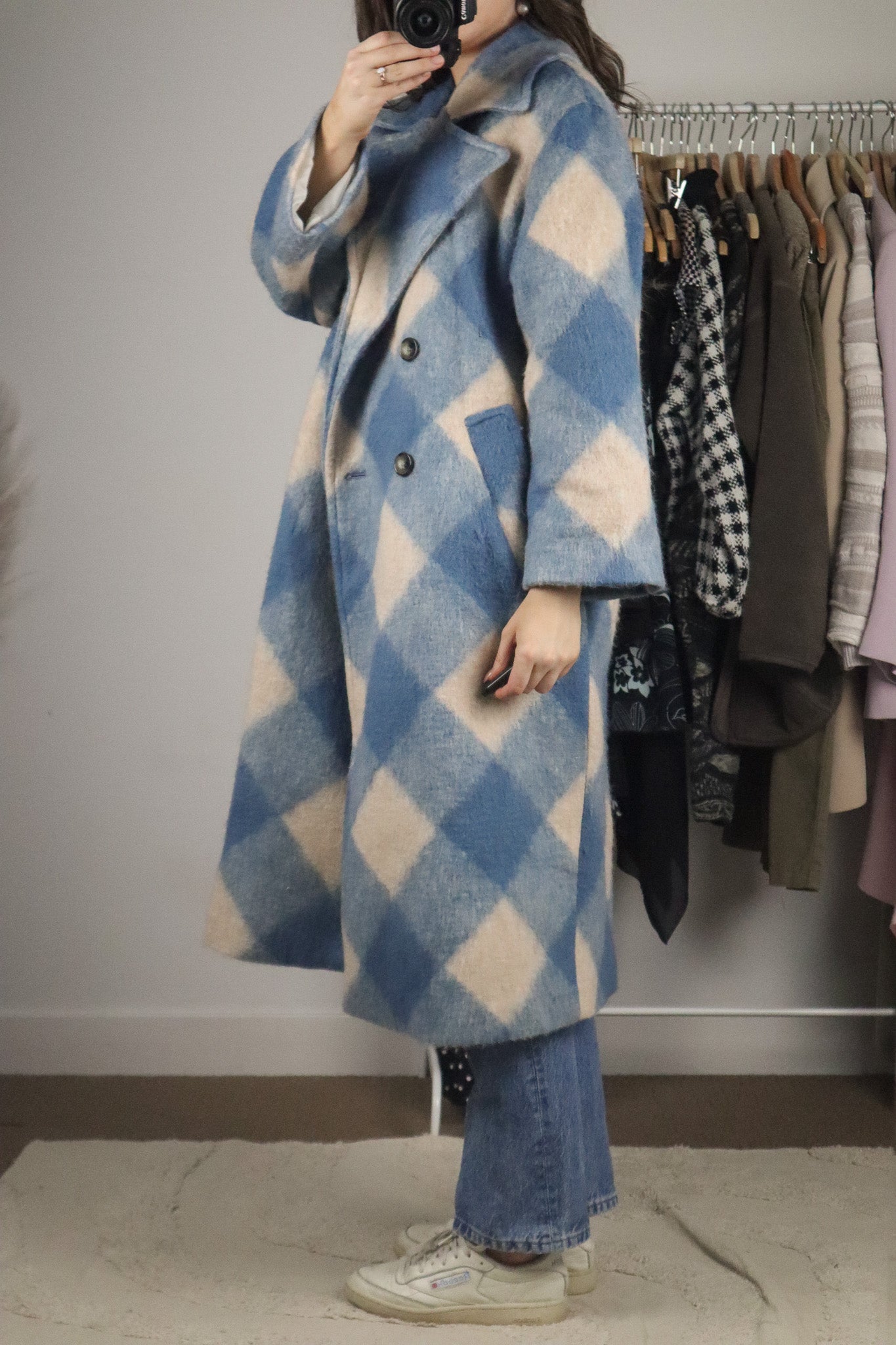 Modern x Oversized Checkered Jacket (S)