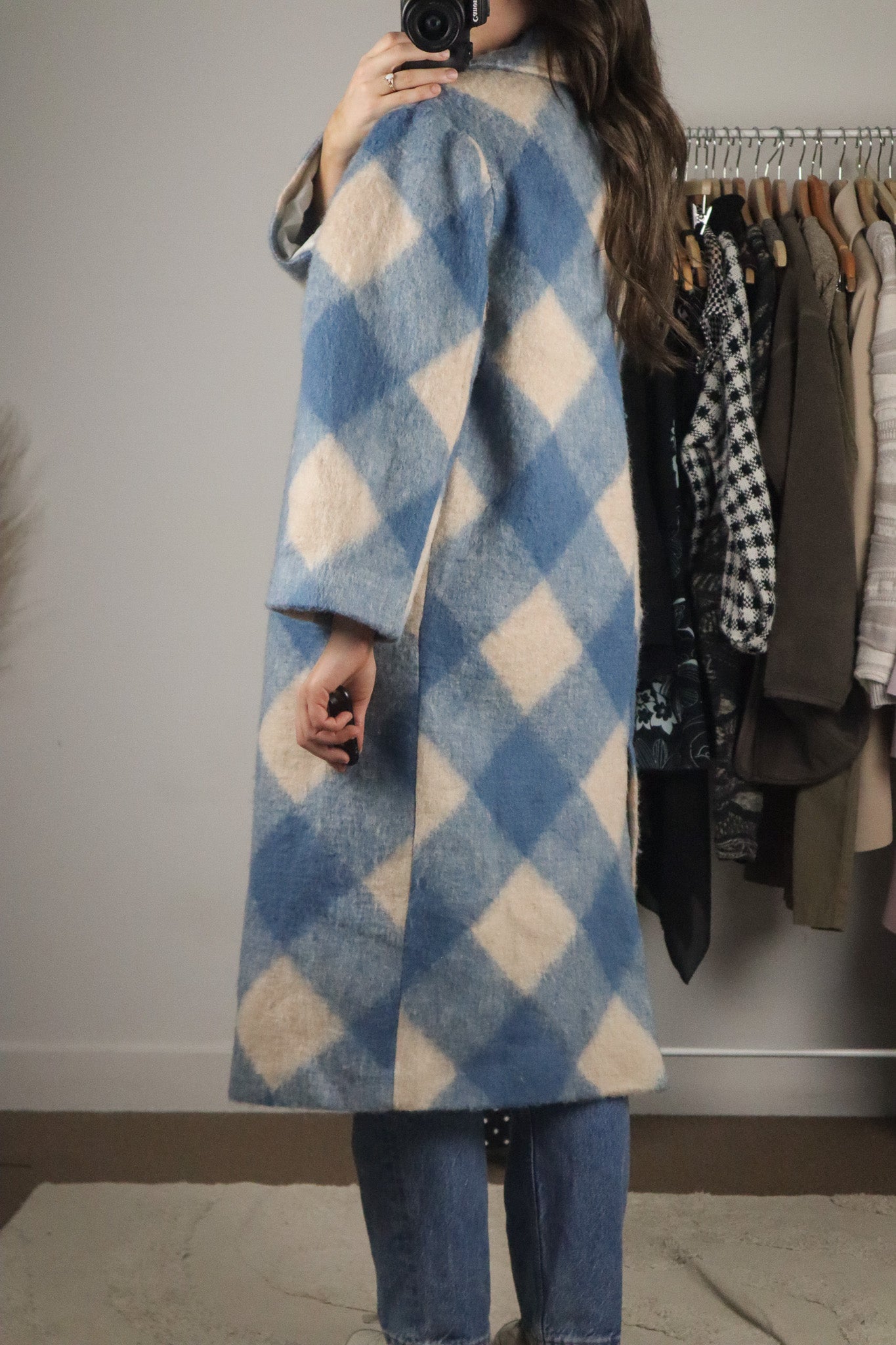 Modern x Oversized Checkered Jacket (S)