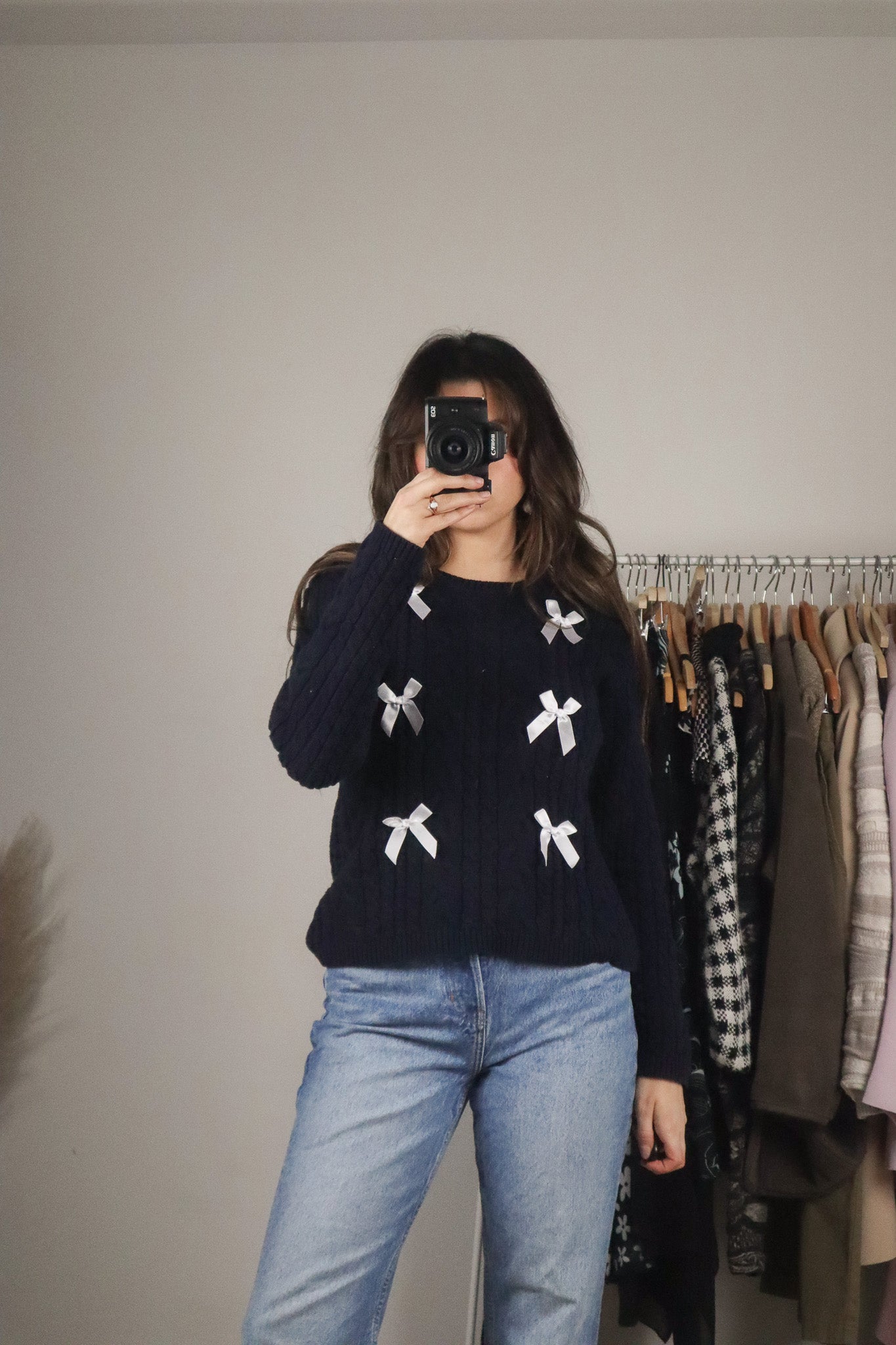 Vintage x Bow Knit Sweater (S)