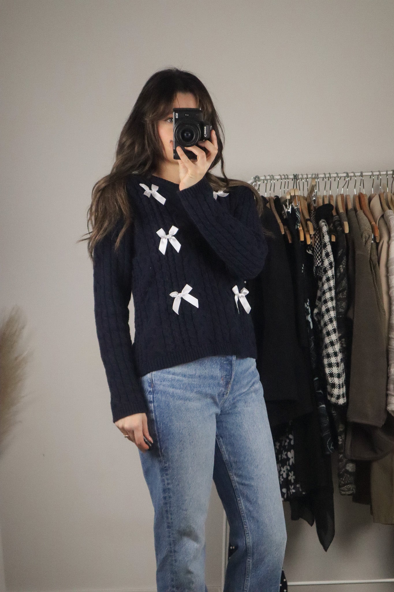 Vintage x Bow Knit Sweater (S)