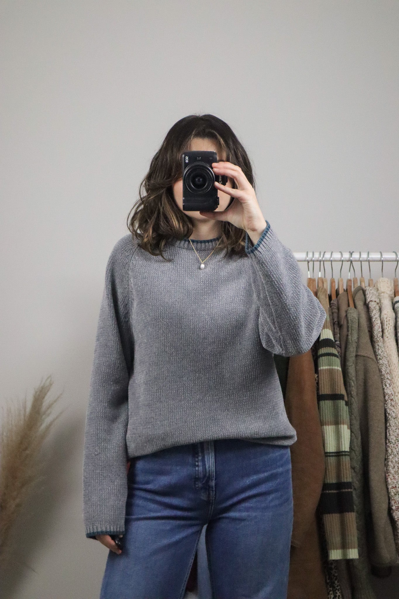 Vintage x Chenille Knit Sweater (S/M)
