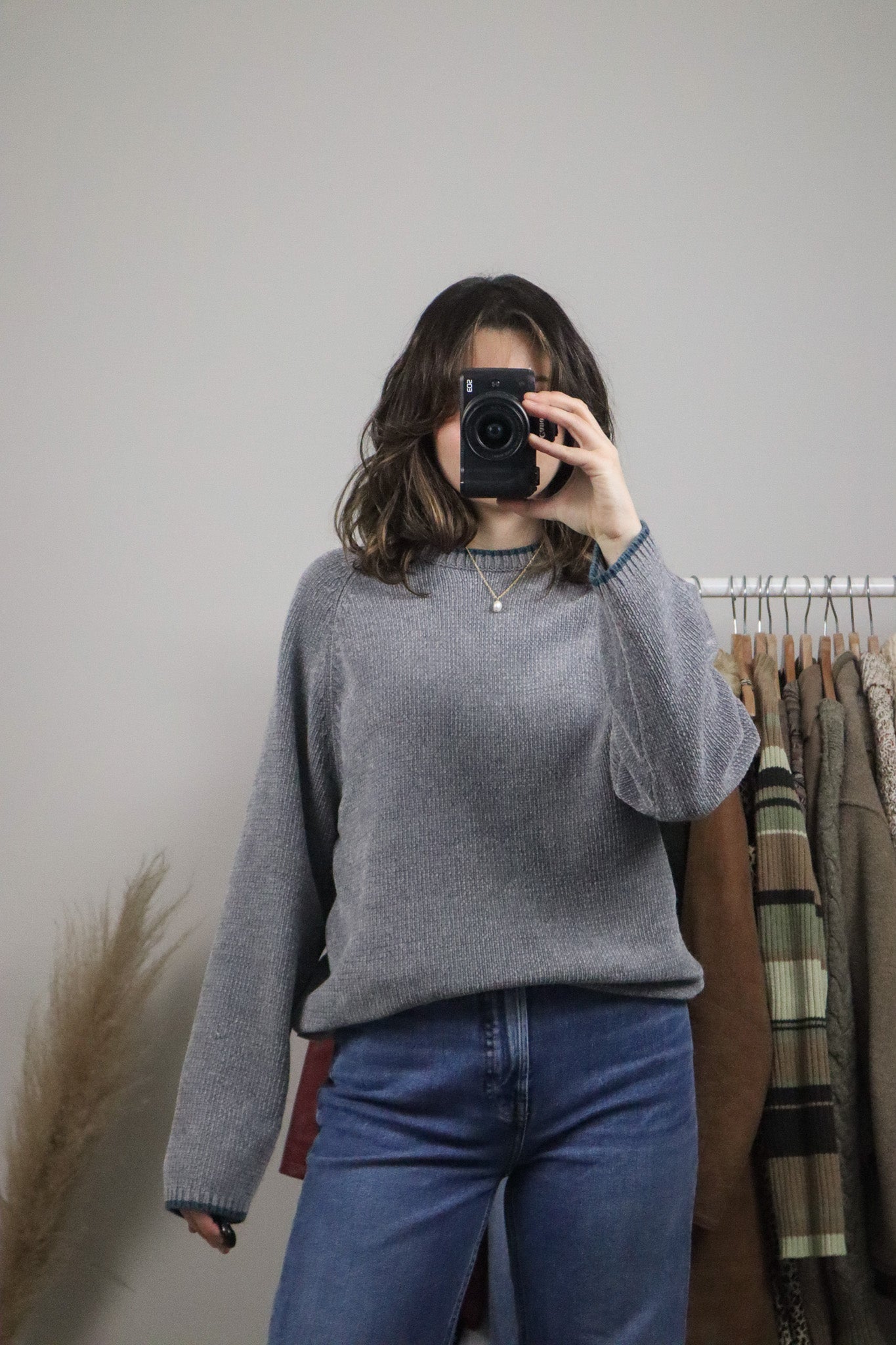 Vintage x Chenille Knit Sweater (S/M)