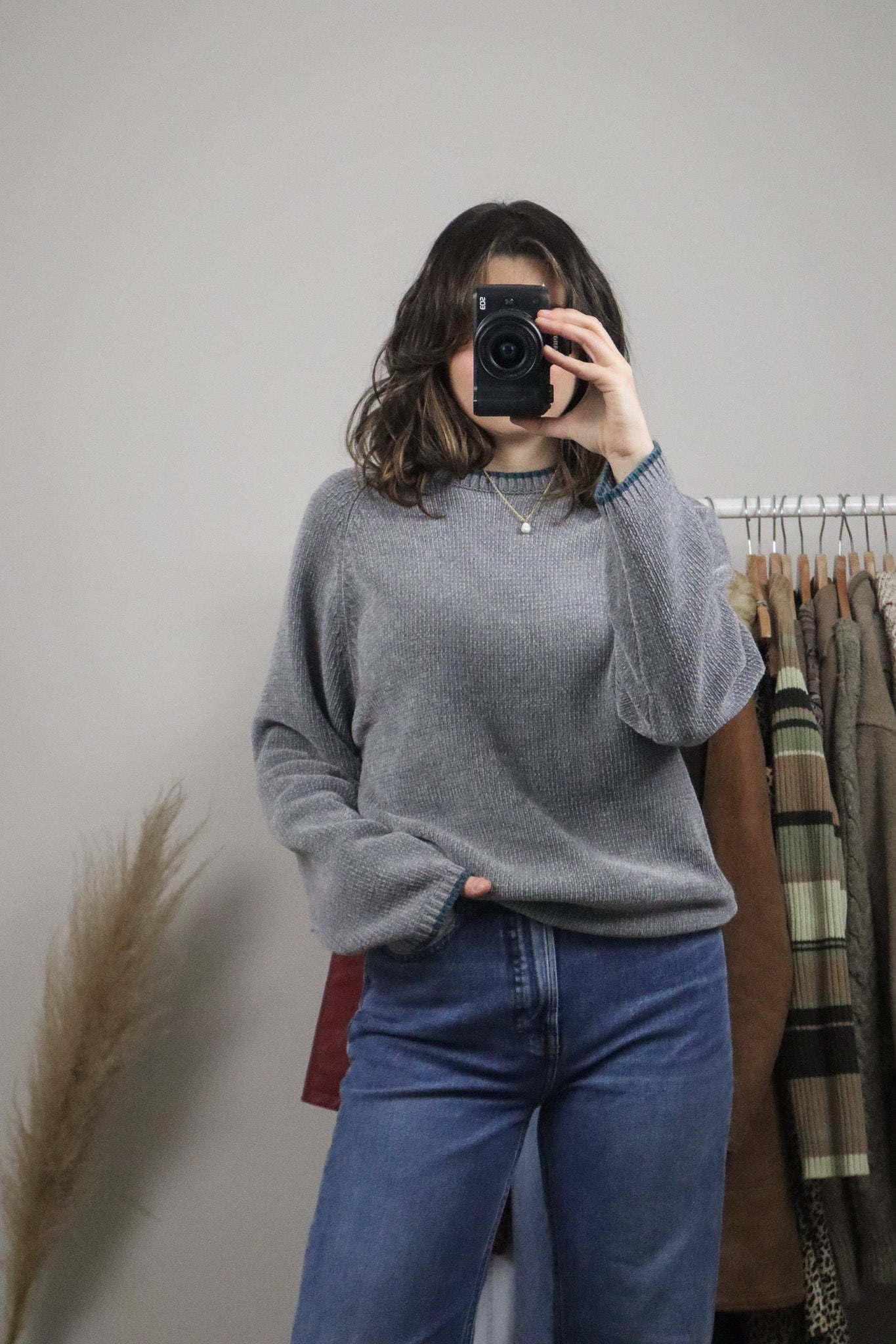 Vintage x Chenille Knit Sweater (S/M)