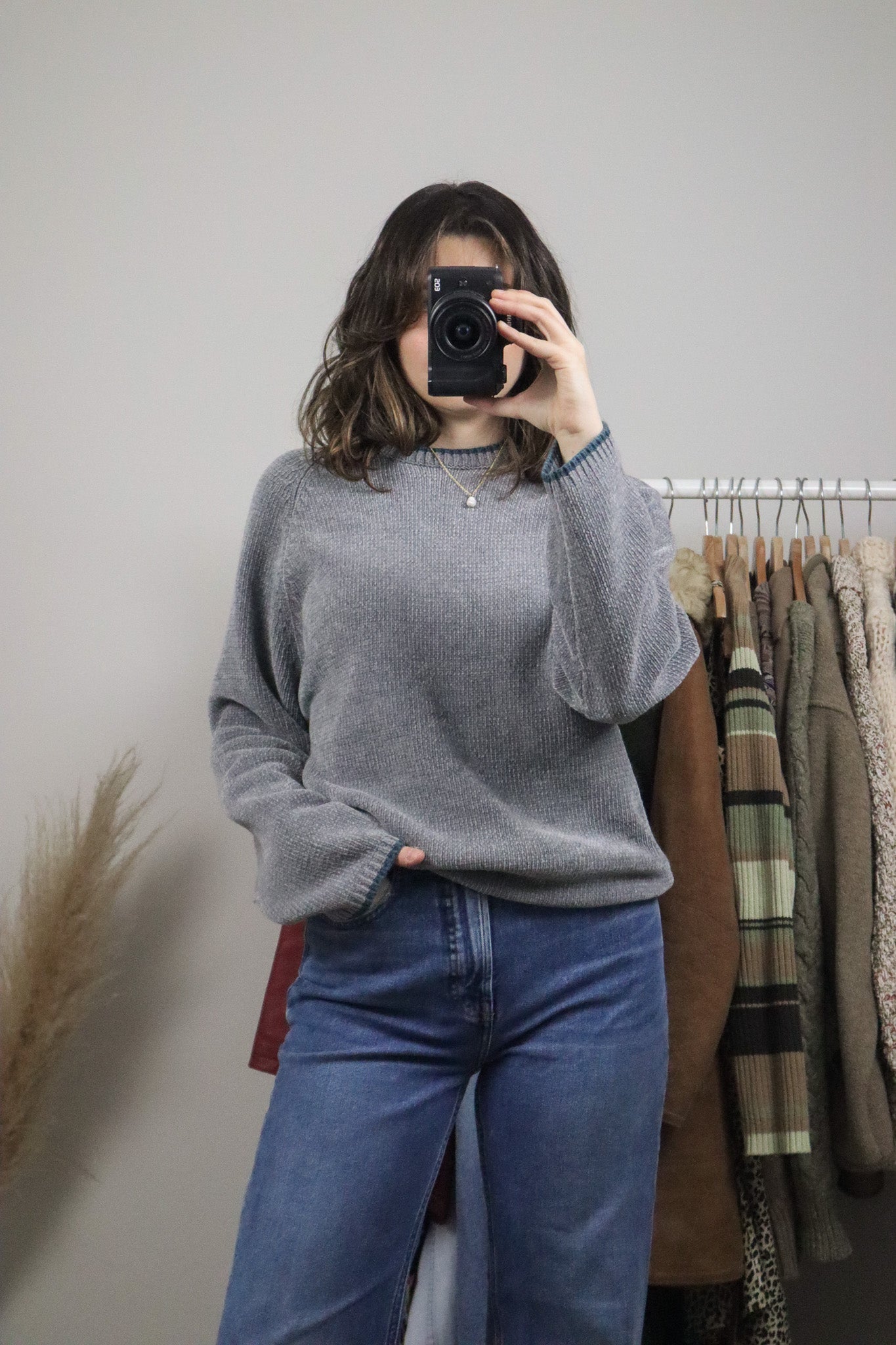 Vintage x Chenille Knit Sweater (S/M)