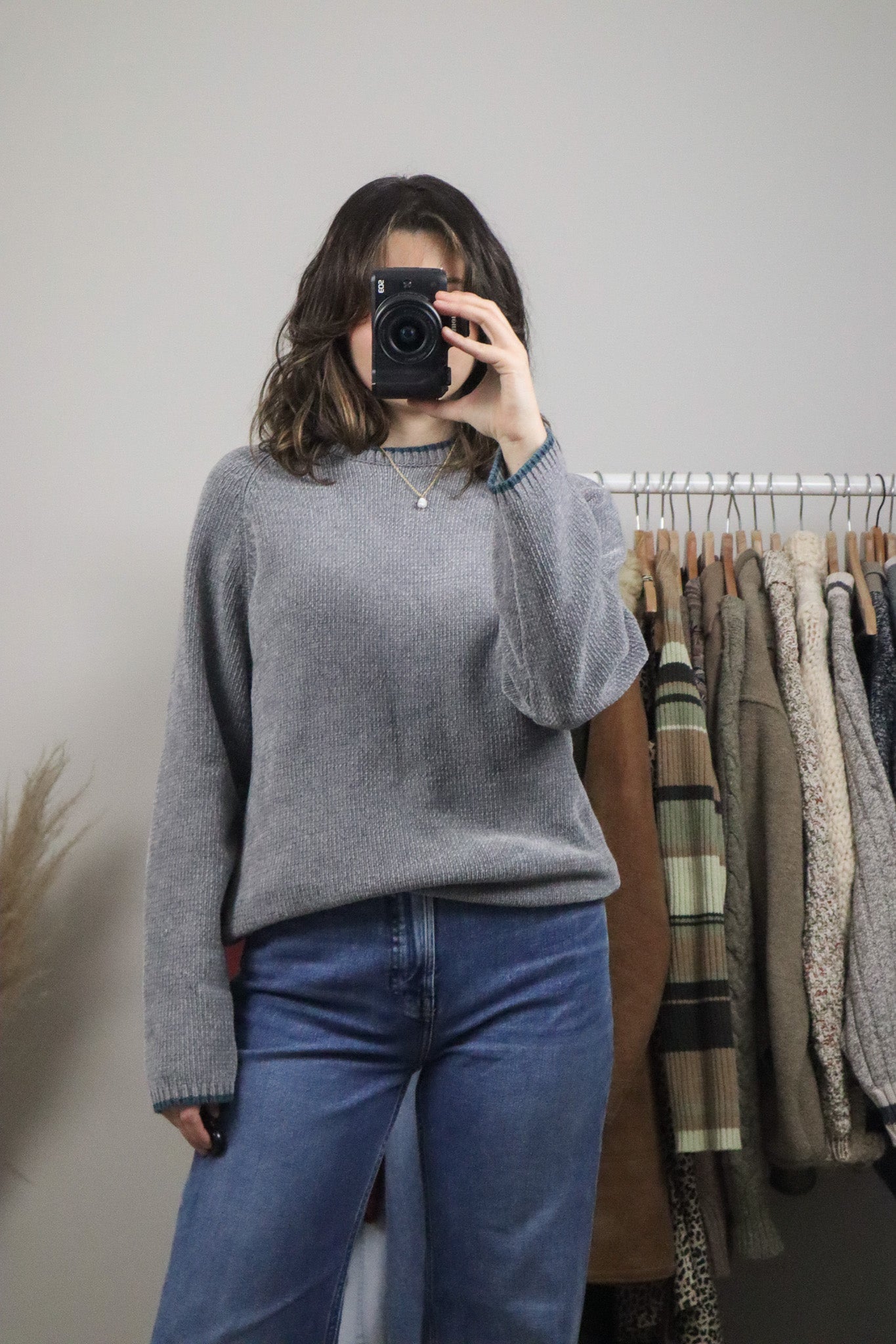 Vintage x Chenille Knit Sweater (S/M)