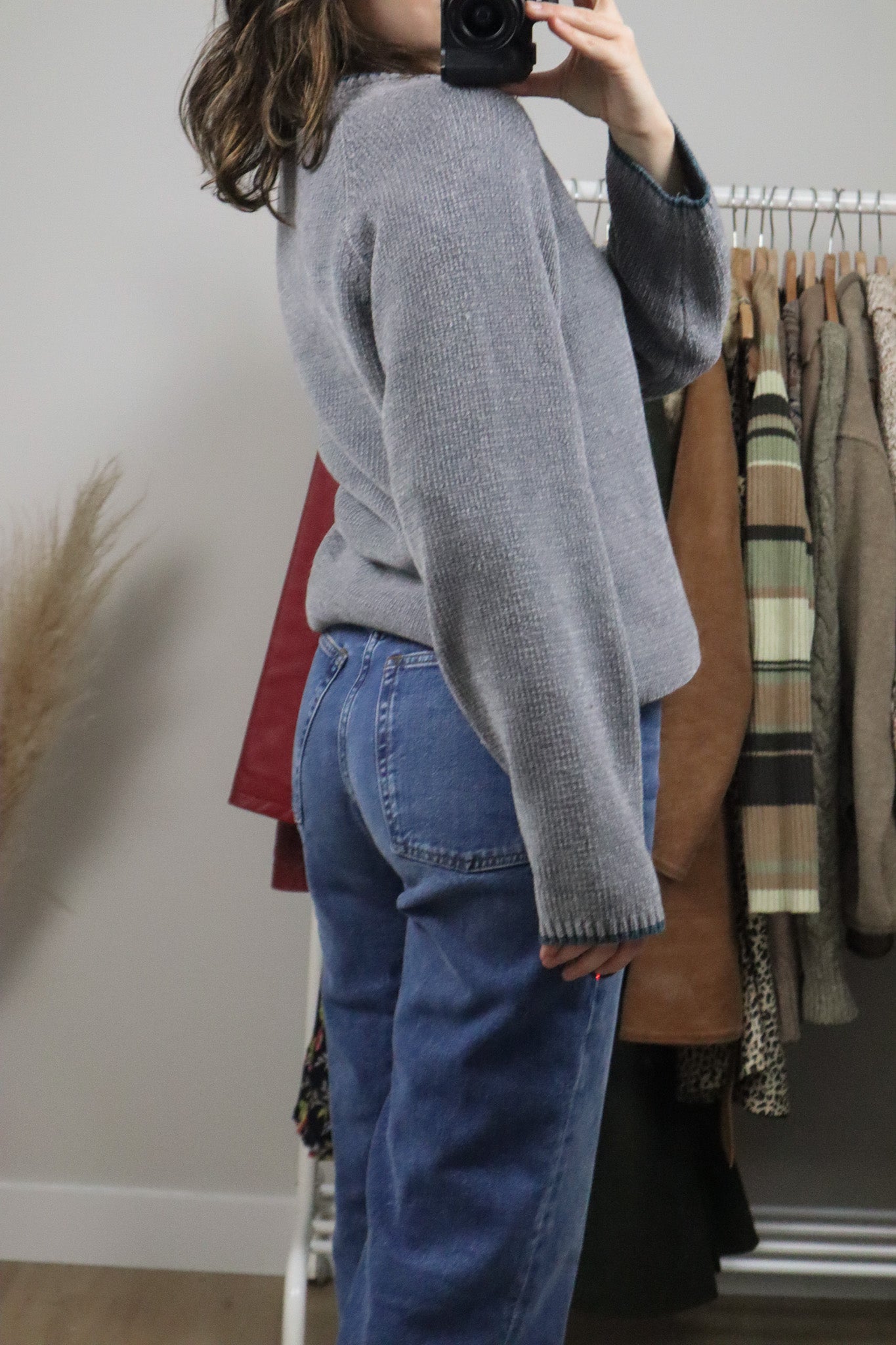 Vintage x Chenille Knit Sweater (S/M)