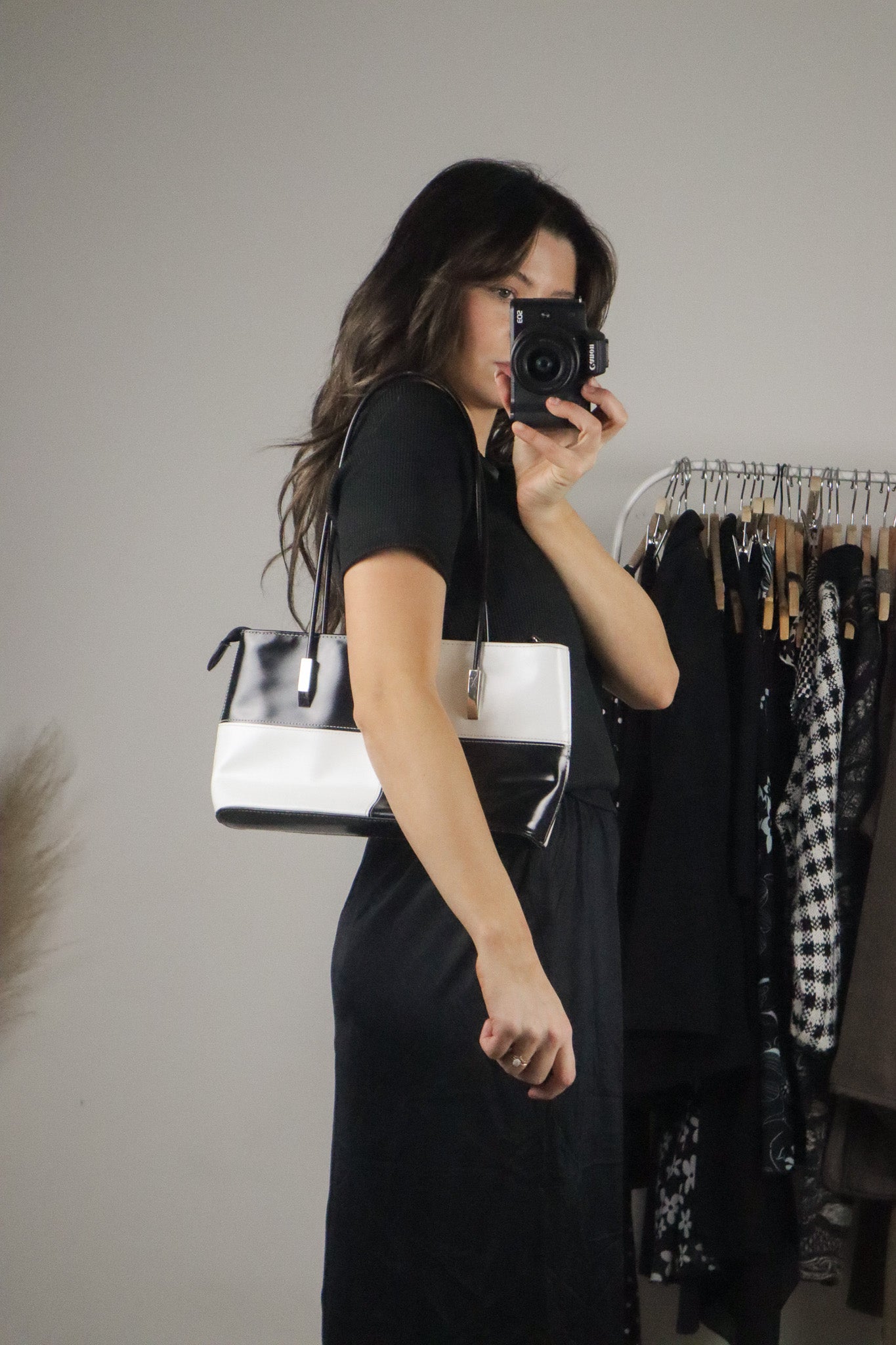 Vintage x Checkered Purse