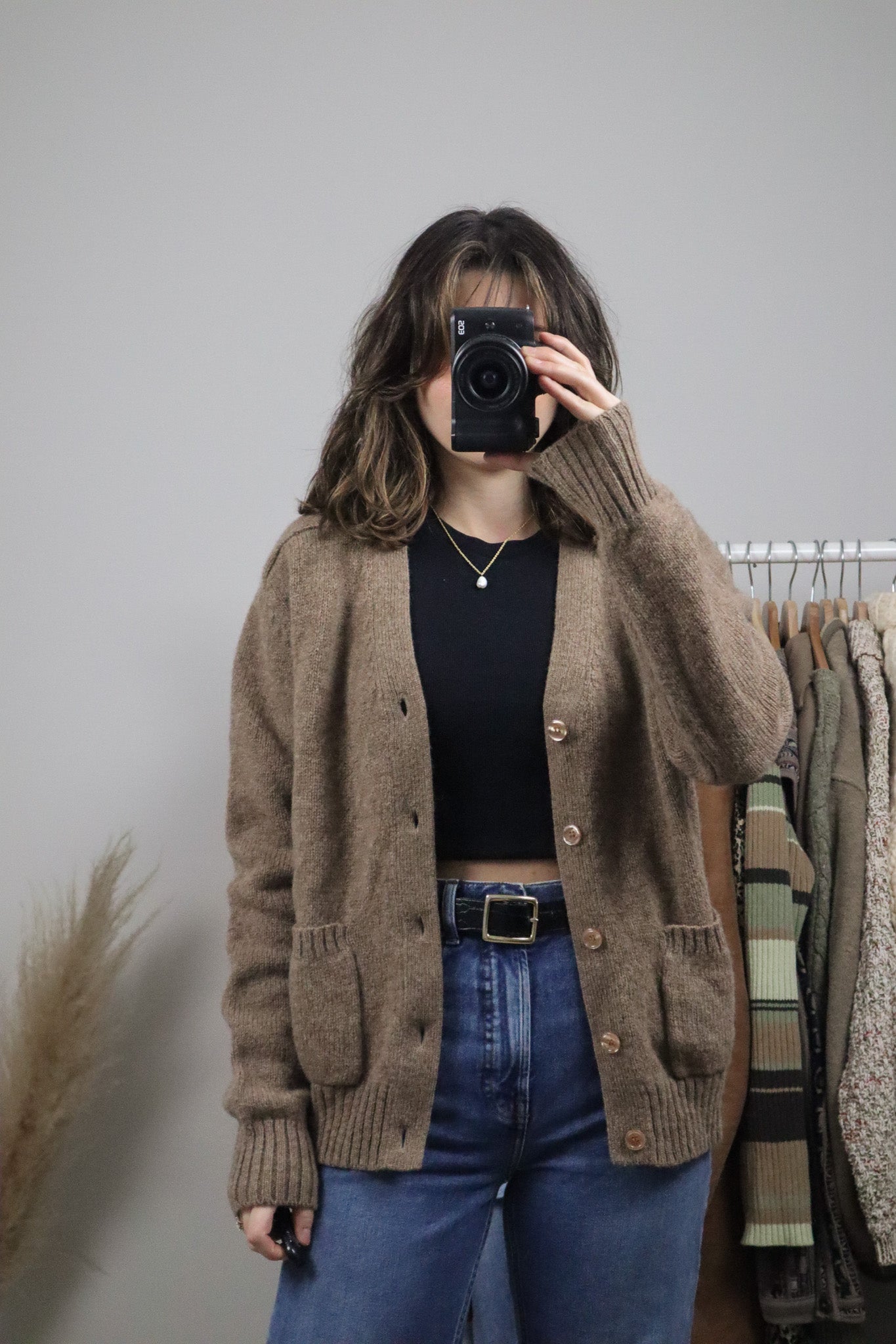 Vintage x Wool Knit Cardigan (XS-M)