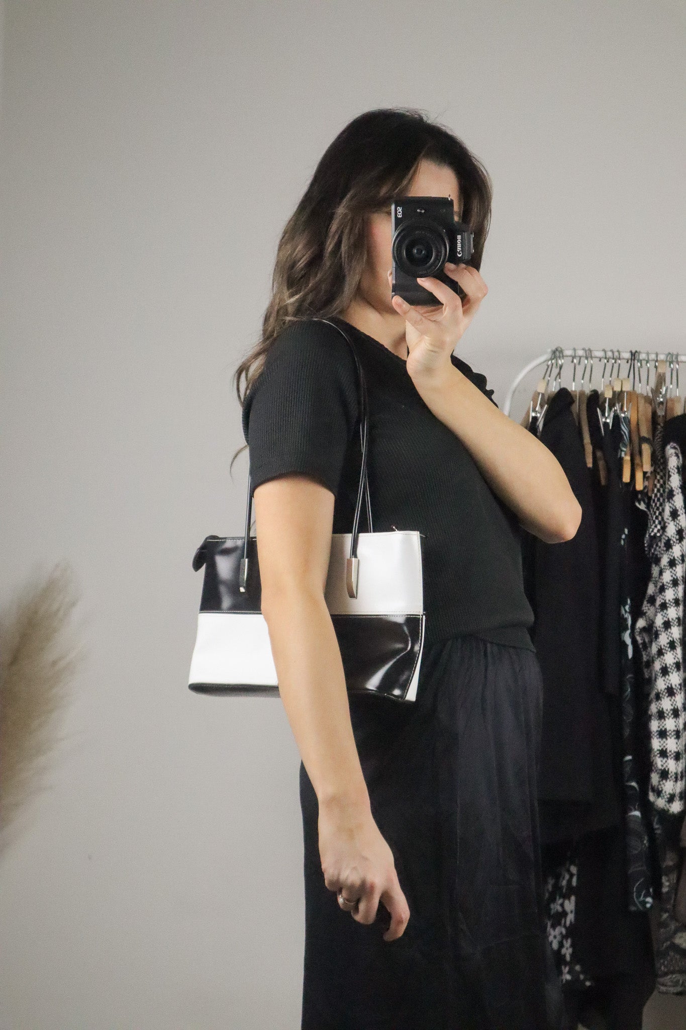 Vintage x Checkered Purse