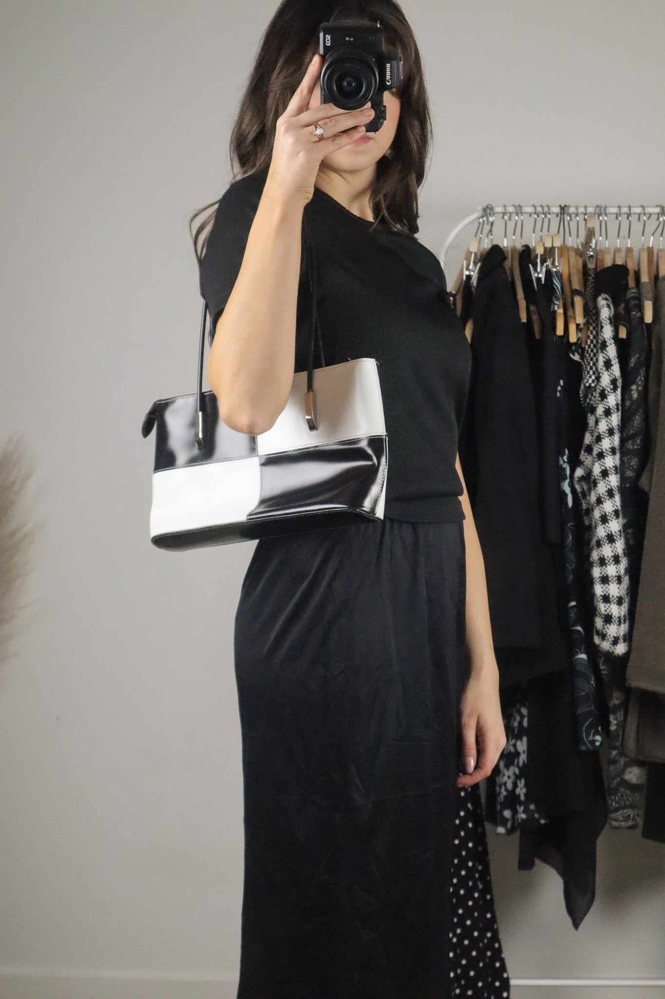 Vintage x Checkered Purse