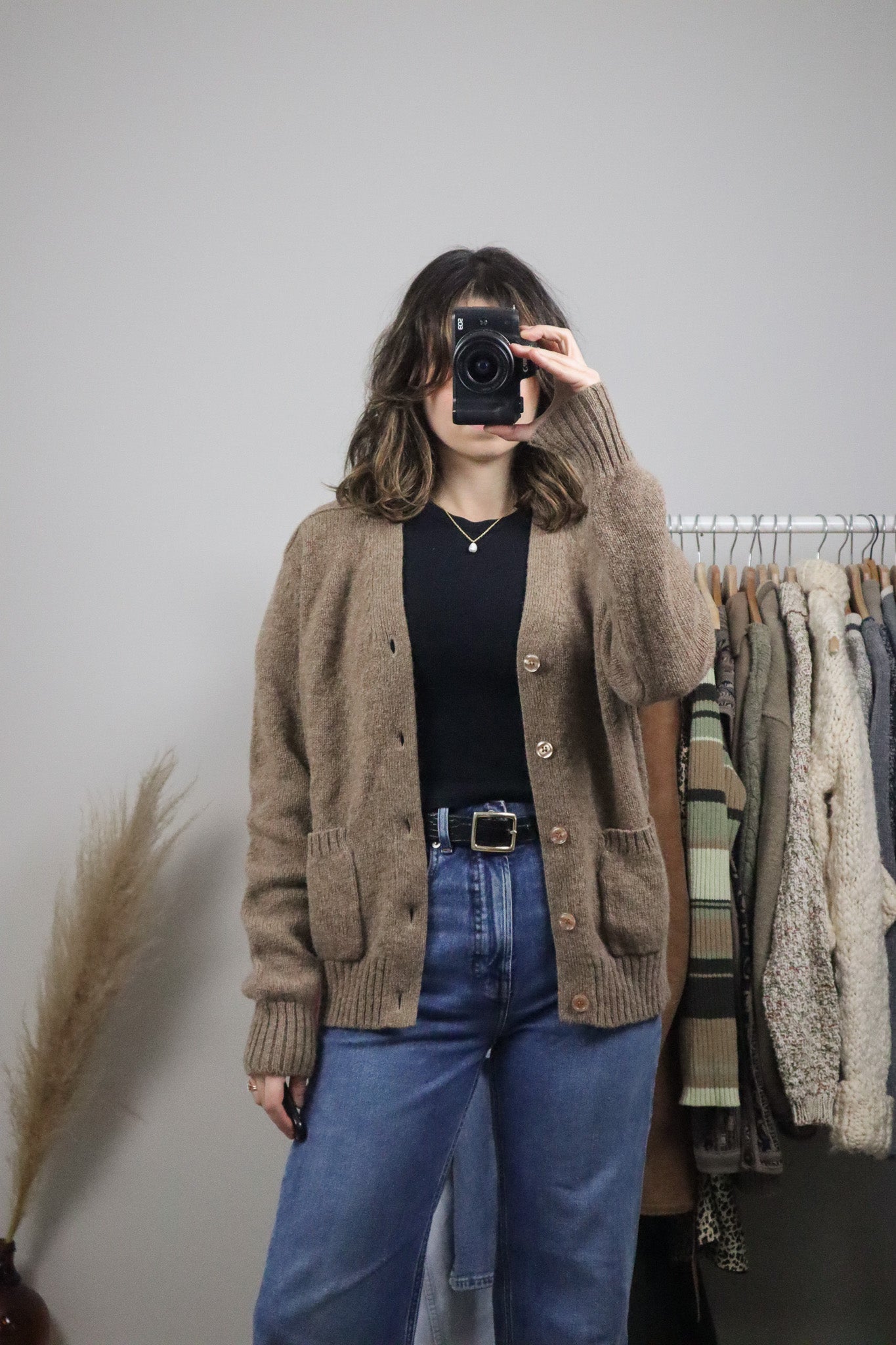 Vintage x Wool Knit Cardigan (XS-M)