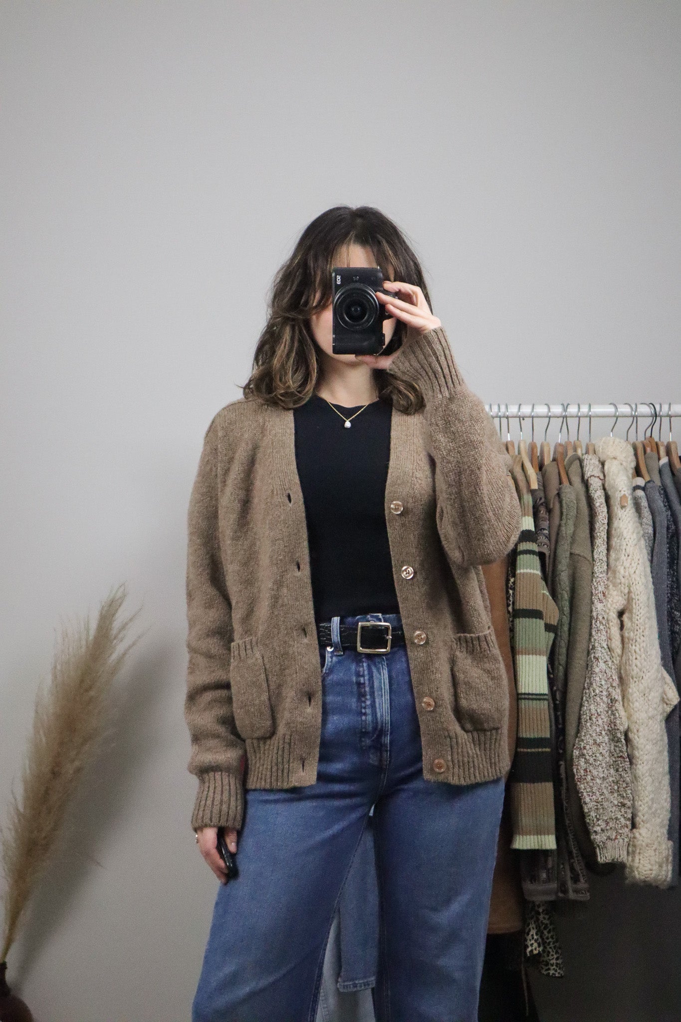 Vintage x Wool Knit Cardigan (XS-M)